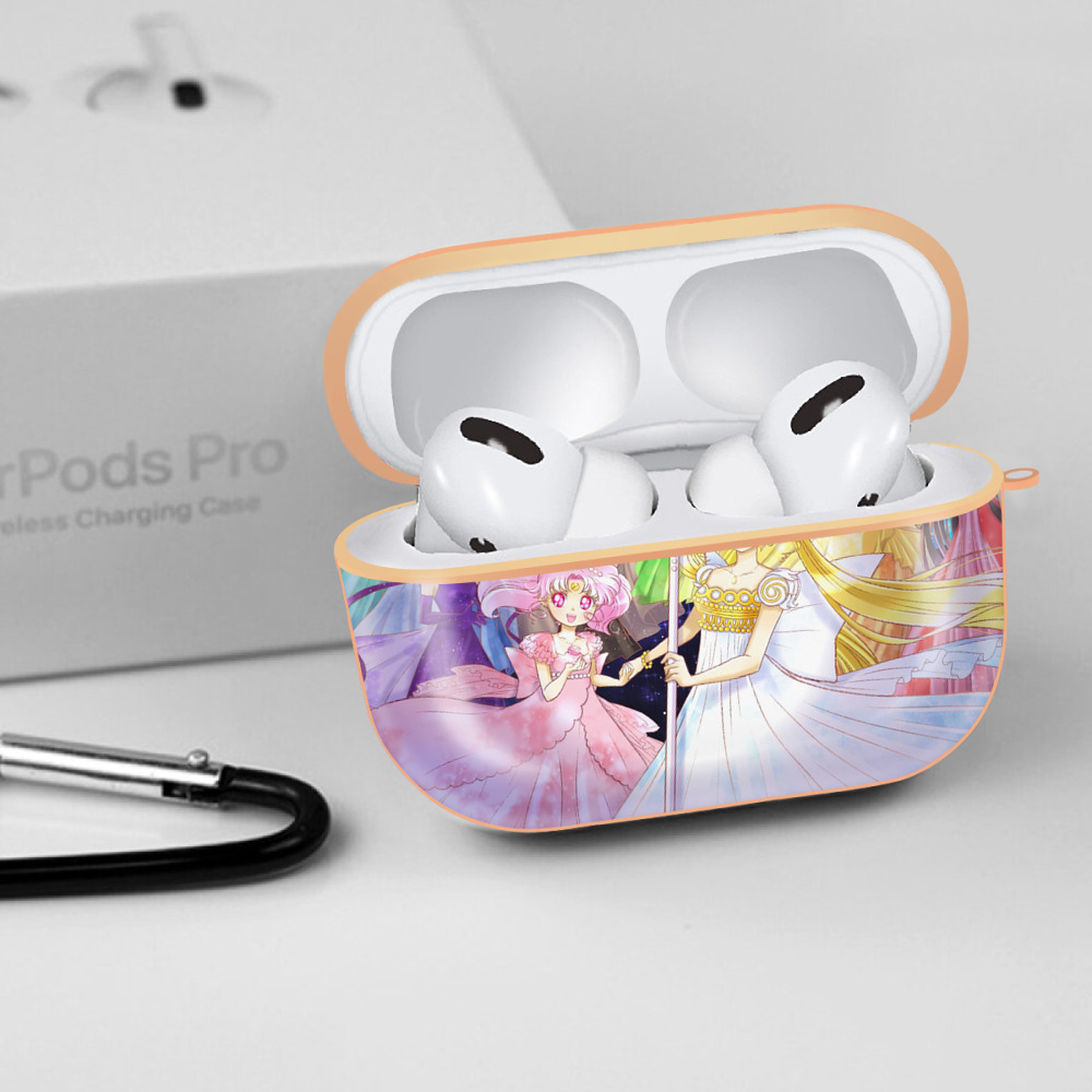 美少女戦士セーラームーン Sailor Moon 【AirPods Pro用】ハードシェル保護ケース｜耐衝撃・防指紋・カラビナ付き商品仕様