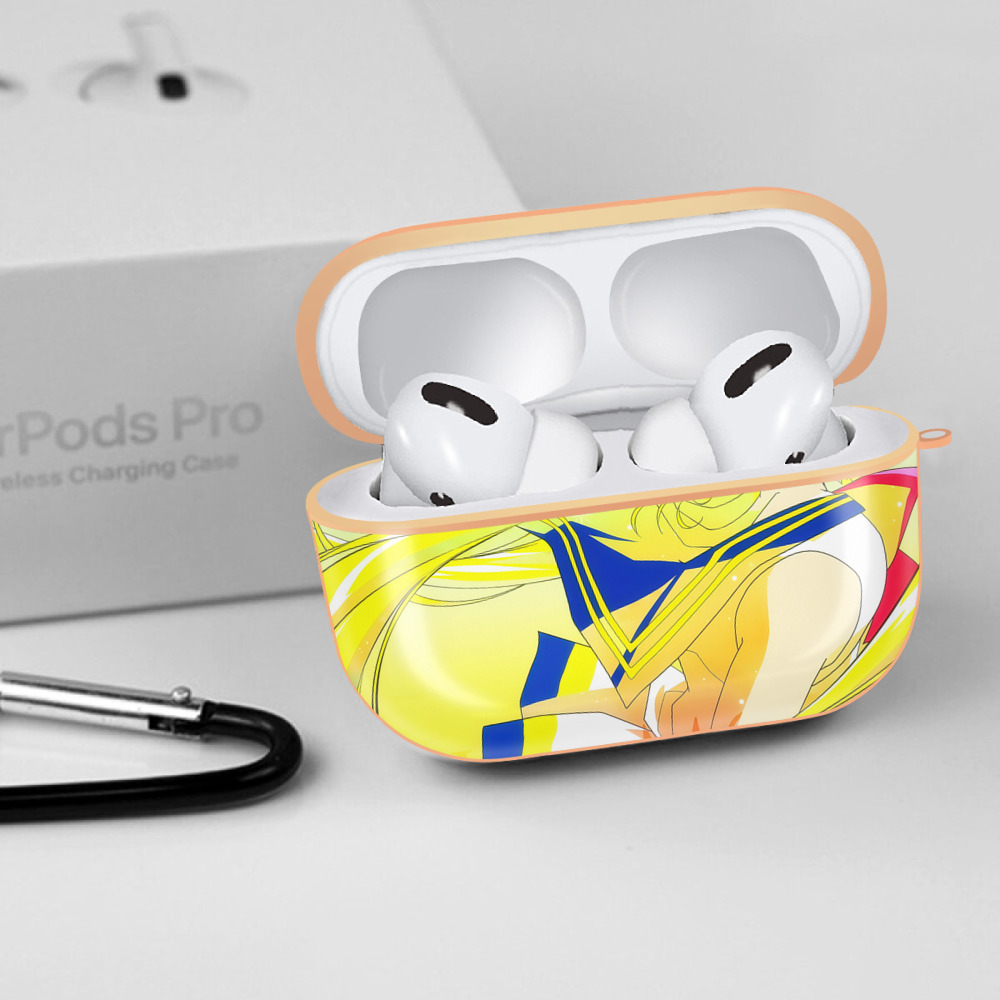 美少女戦士セーラームーン Sailor Moon 【AirPods Pro用】ハードシェル保護ケース｜耐衝撃・防指紋・カラビナ付き商品仕様
