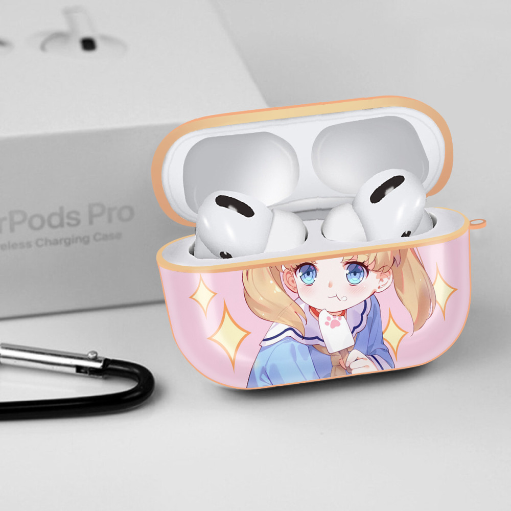 美少女戦士セーラームーン Sailor Moon 【AirPods Pro用】ハードシェル保護ケース｜耐衝撃・防指紋・カラビナ付き商品仕様