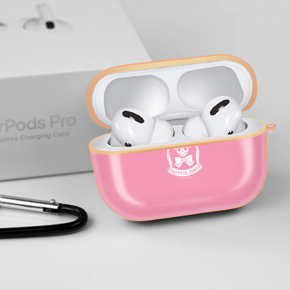 美少女戦士セーラームーン Sailor Moon 【AirPods Pro用】ハードシェル保護ケース｜耐衝撃・防指紋・カラビナ付き商品仕様