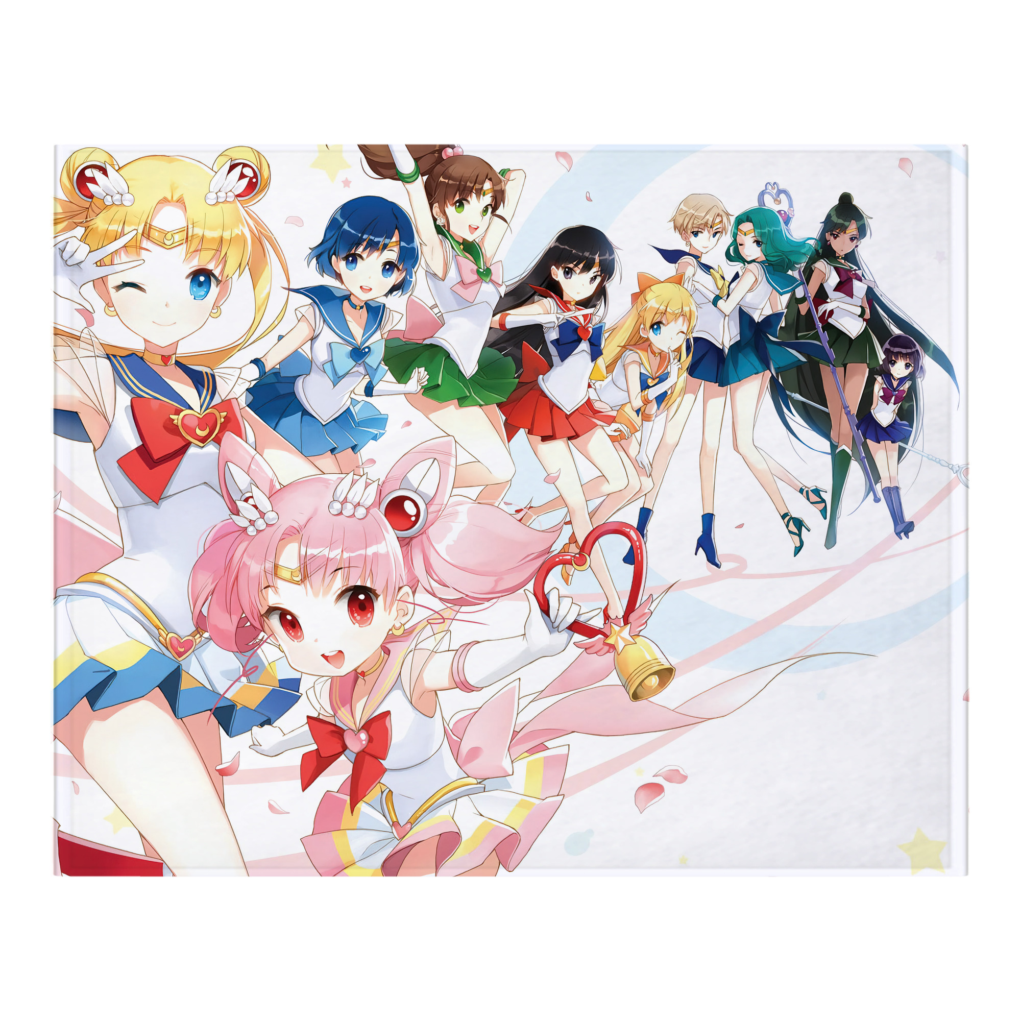 （画像用） 美少女戦士セーラームーン Sailor Moon フランネルブランケット・多サイズ対応（横型）