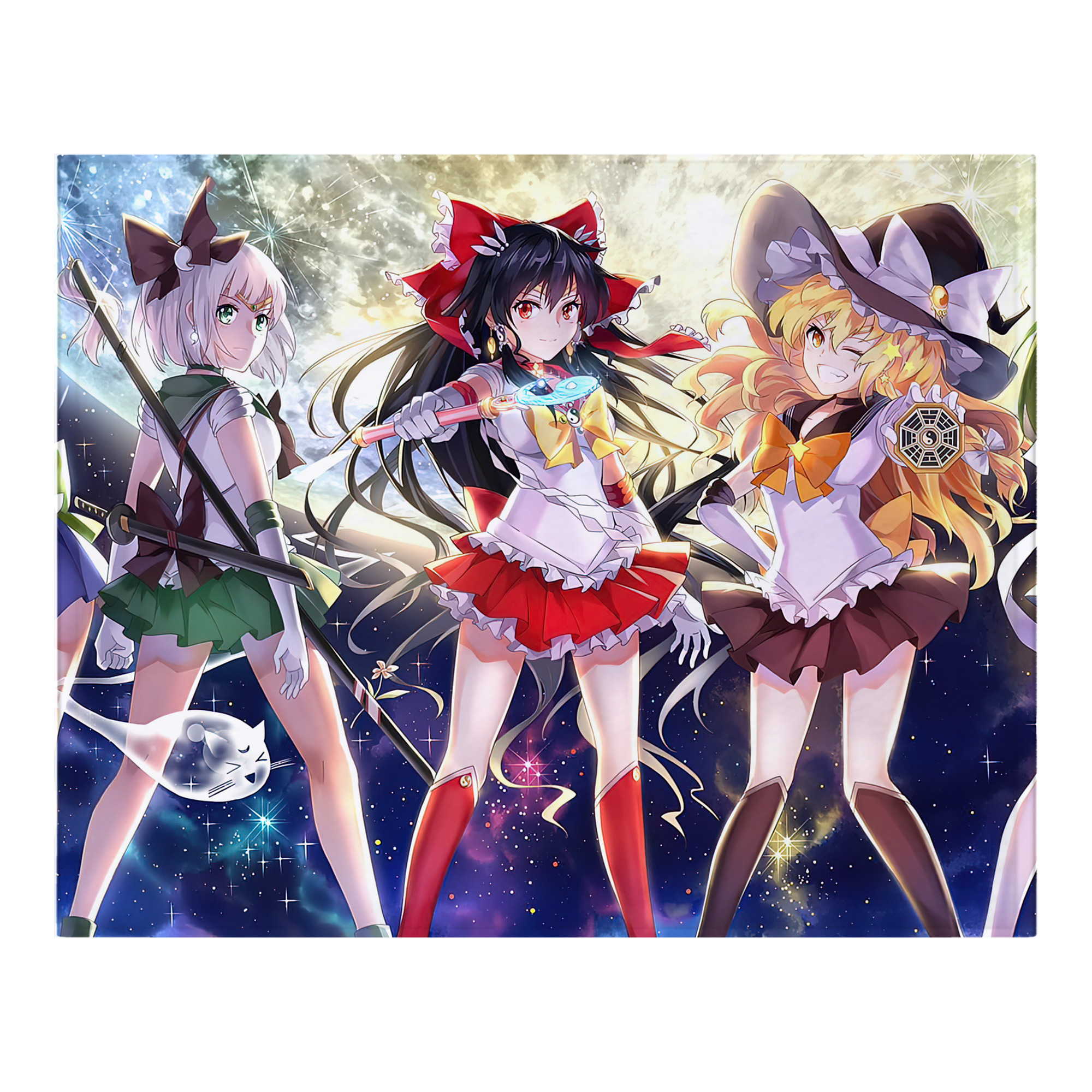 （画像用） 美少女戦士セーラームーン Sailor Moon フランネルブランケット・多サイズ対応（横型）