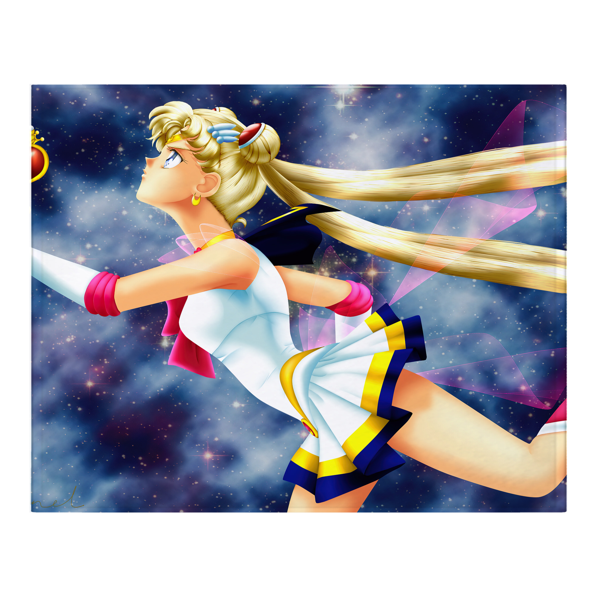 （画像用） 美少女戦士セーラームーン Sailor Moon フランネルブランケット・多サイズ対応（横型）