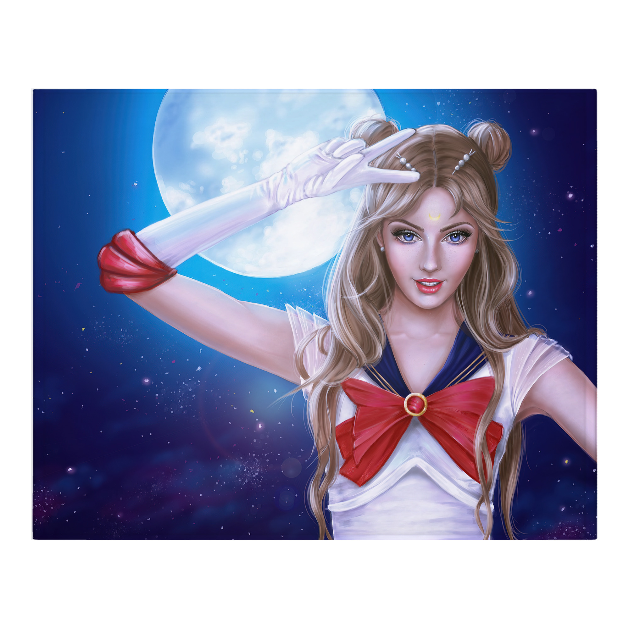 （画像用） 美少女戦士セーラームーン Sailor Moon フランネルブランケット・多サイズ対応（横型）