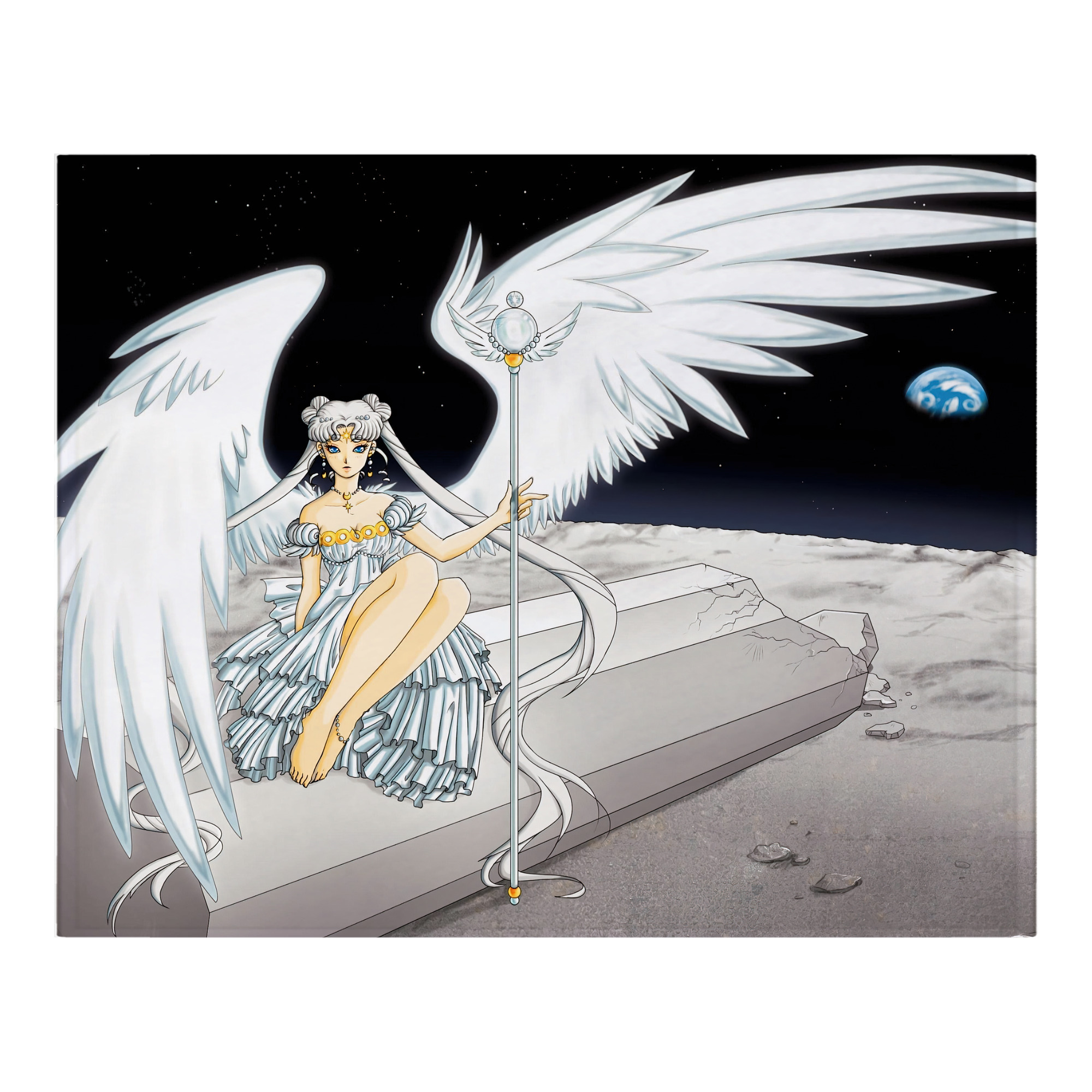 （画像用） 美少女戦士セーラームーン Sailor Moon フランネルブランケット・多サイズ対応（横型）