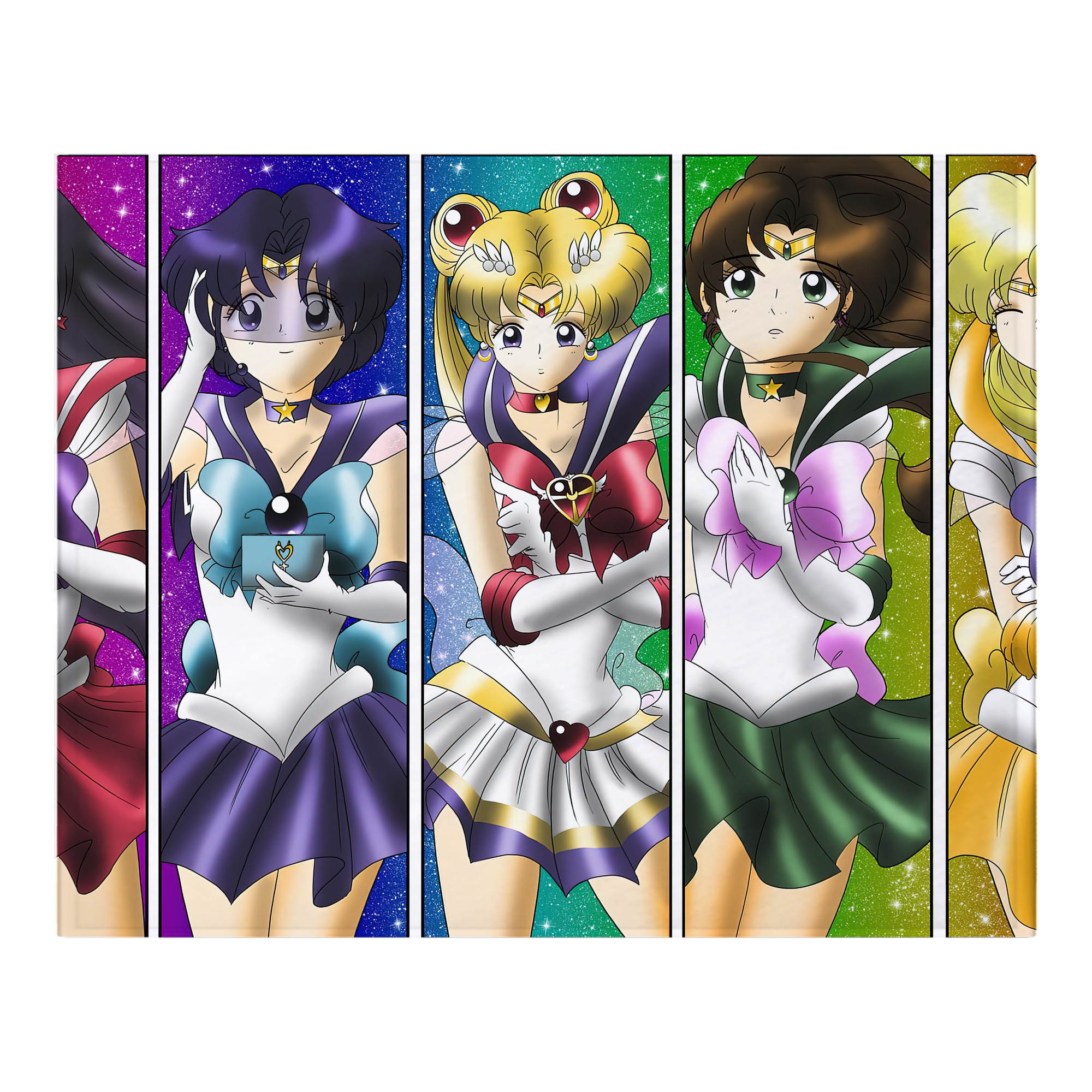 （画像用） 美少女戦士セーラームーン Sailor Moon フランネルブランケット・多サイズ対応（横型）