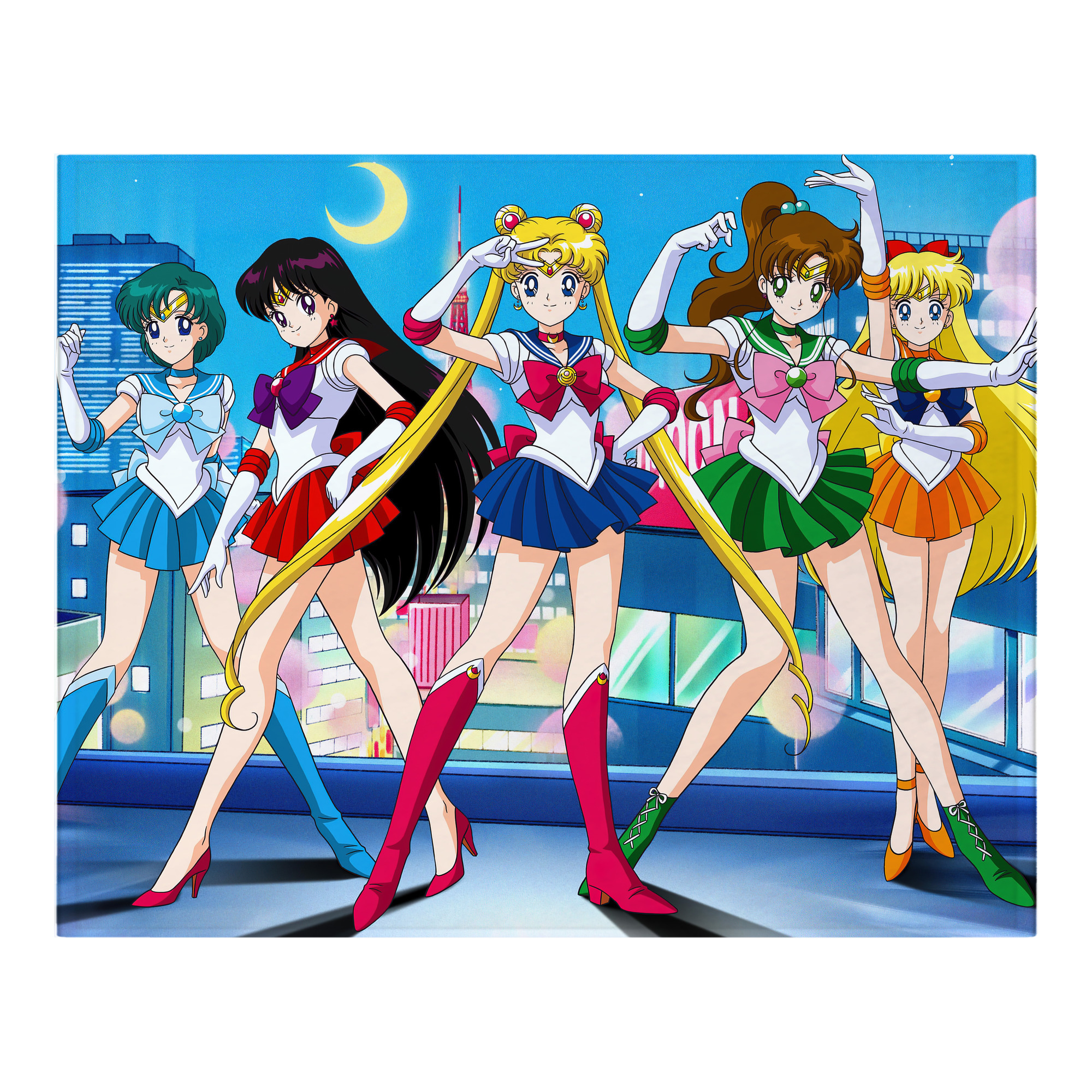 （画像用） 美少女戦士セーラームーン Sailor Moon フランネルブランケット・多サイズ対応（横型）