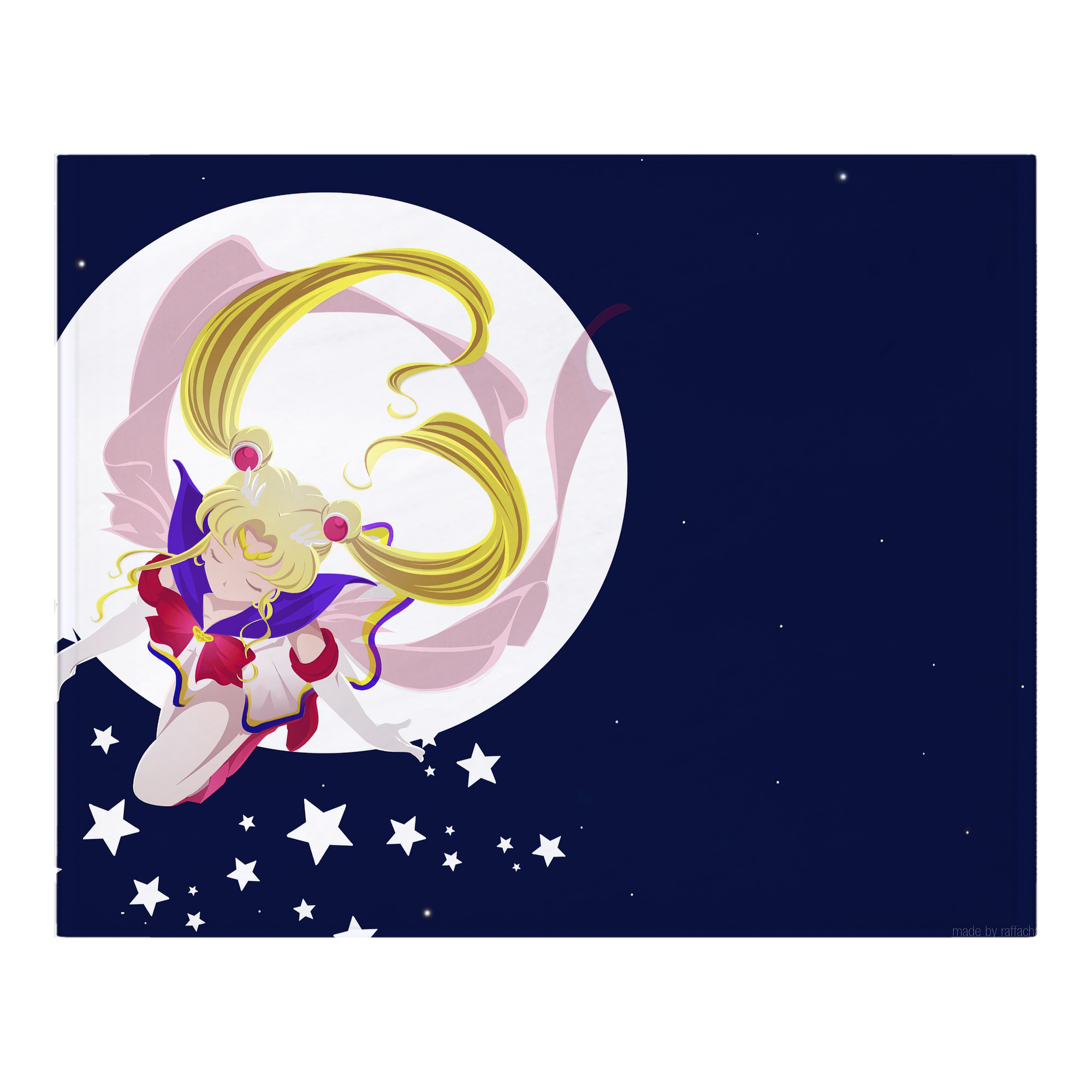 （画像用） 美少女戦士セーラームーン Sailor Moon フランネルブランケット・多サイズ対応（横型）