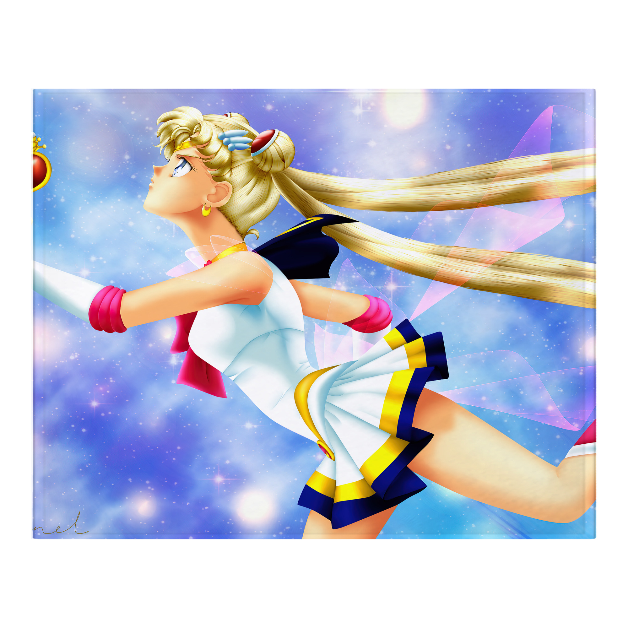 （画像用） 美少女戦士セーラームーン Sailor Moon フランネルブランケット・多サイズ対応（横型）