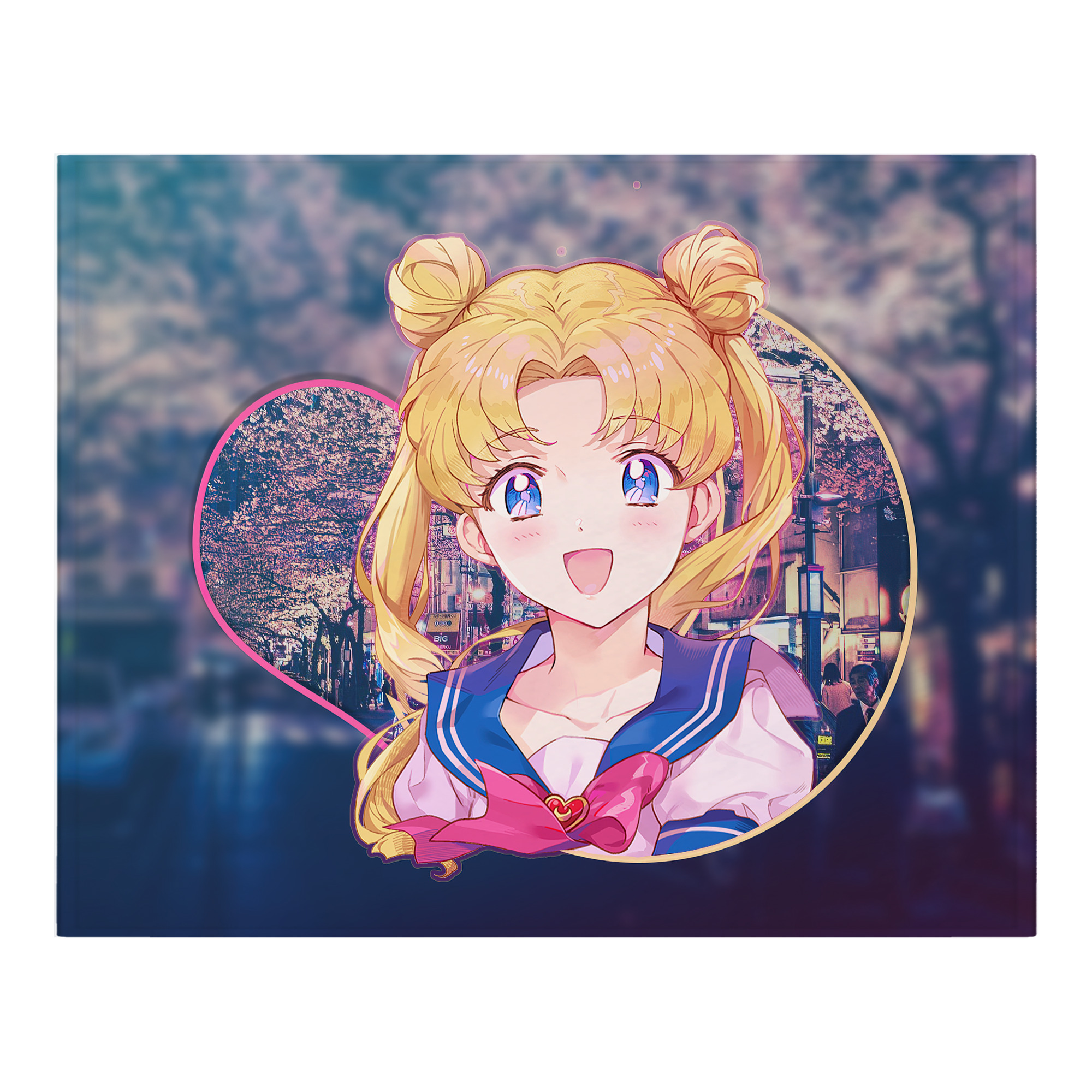 （画像用） 美少女戦士セーラームーン Sailor Moon フランネルブランケット・多サイズ対応（横型）