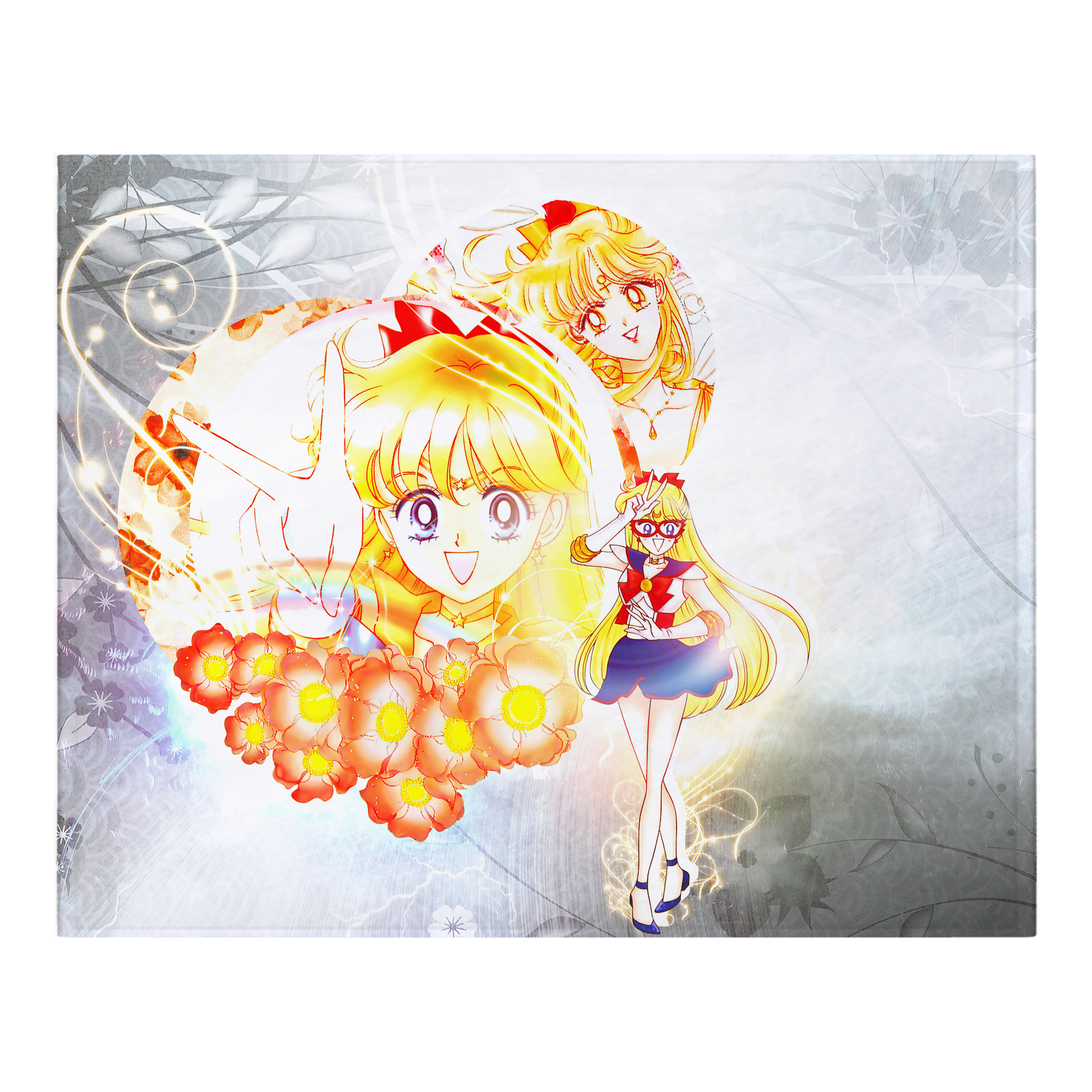 （画像用） 美少女戦士セーラームーン Sailor Moon フランネルブランケット・多サイズ対応（横型）