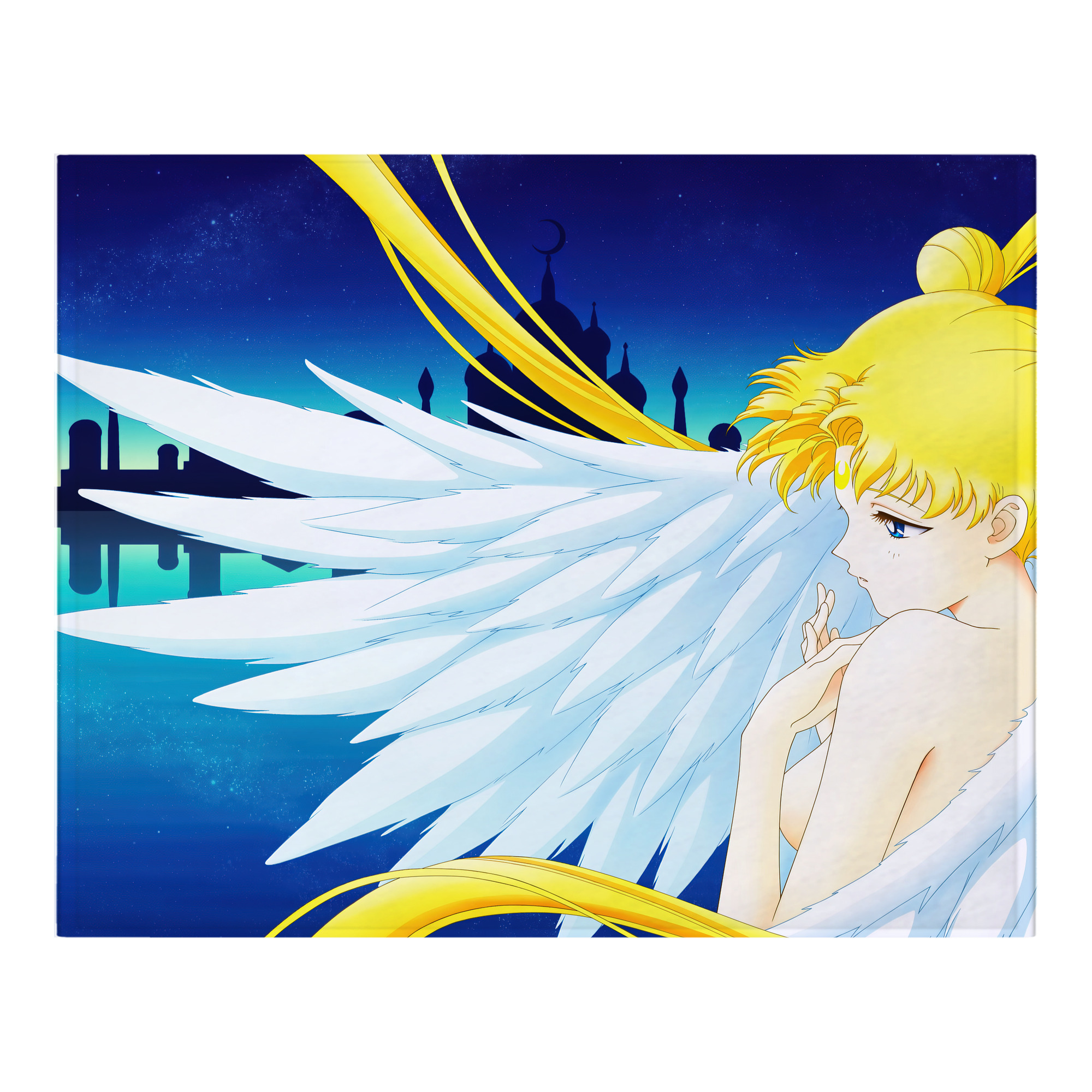 （画像用） 美少女戦士セーラームーン Sailor Moon フランネルブランケット・多サイズ対応（横型）