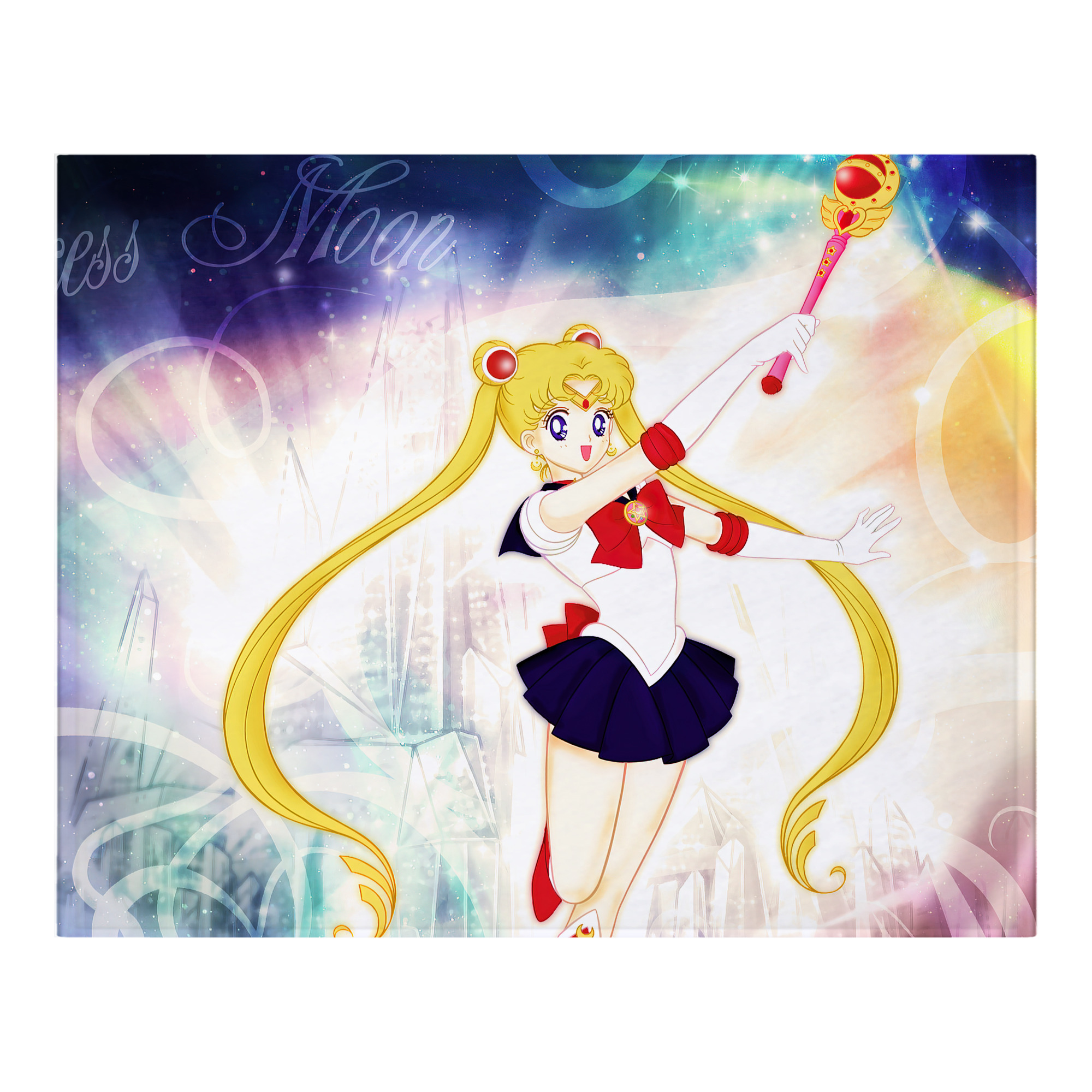 （画像用） 美少女戦士セーラームーン Sailor Moon フランネルブランケット・多サイズ対応（横型）
