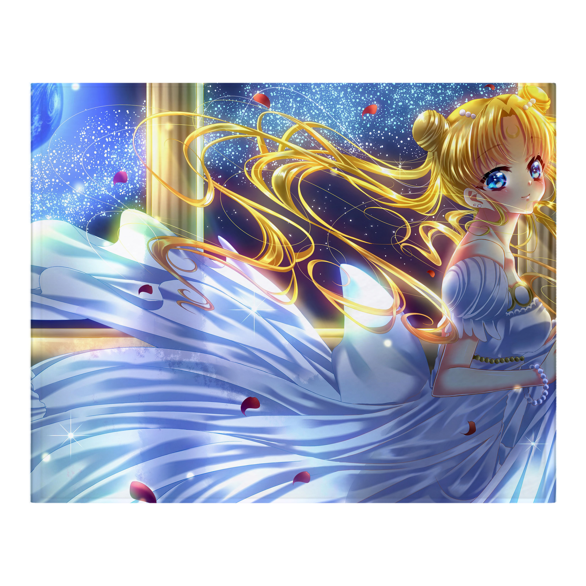 （画像用） 美少女戦士セーラームーン Sailor Moon フランネルブランケット・多サイズ対応（横型）