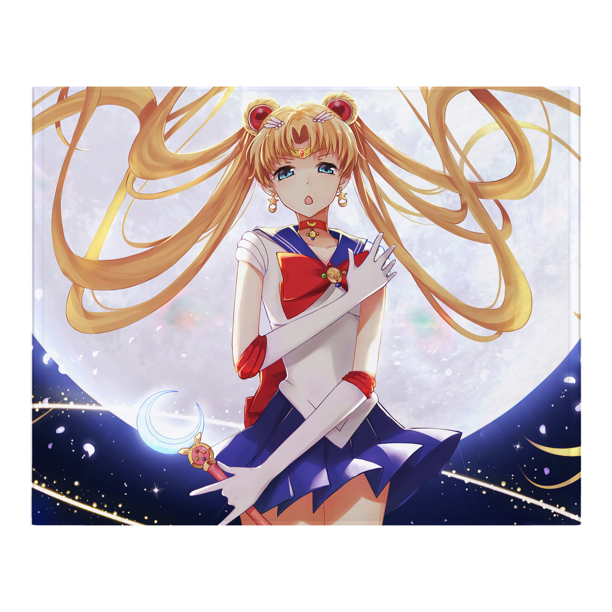 （画像用） 美少女戦士セーラームーン Sailor Moon フランネルブランケット・多サイズ対応（横型）