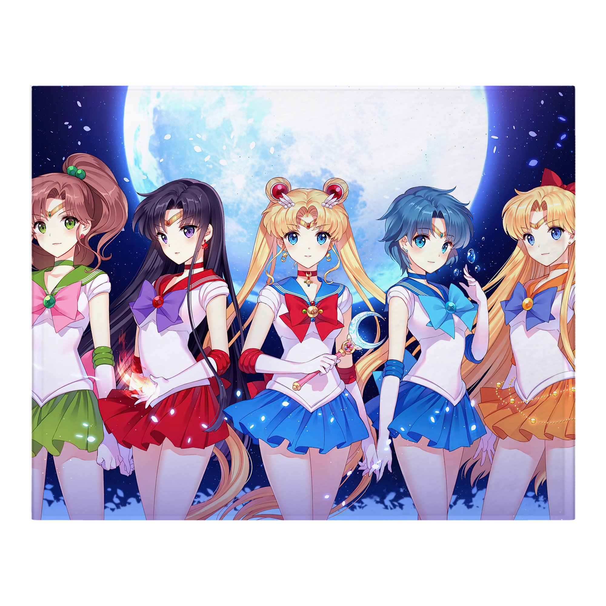 （画像用） 美少女戦士セーラームーン Sailor Moon フランネルブランケット・多サイズ対応（横型）