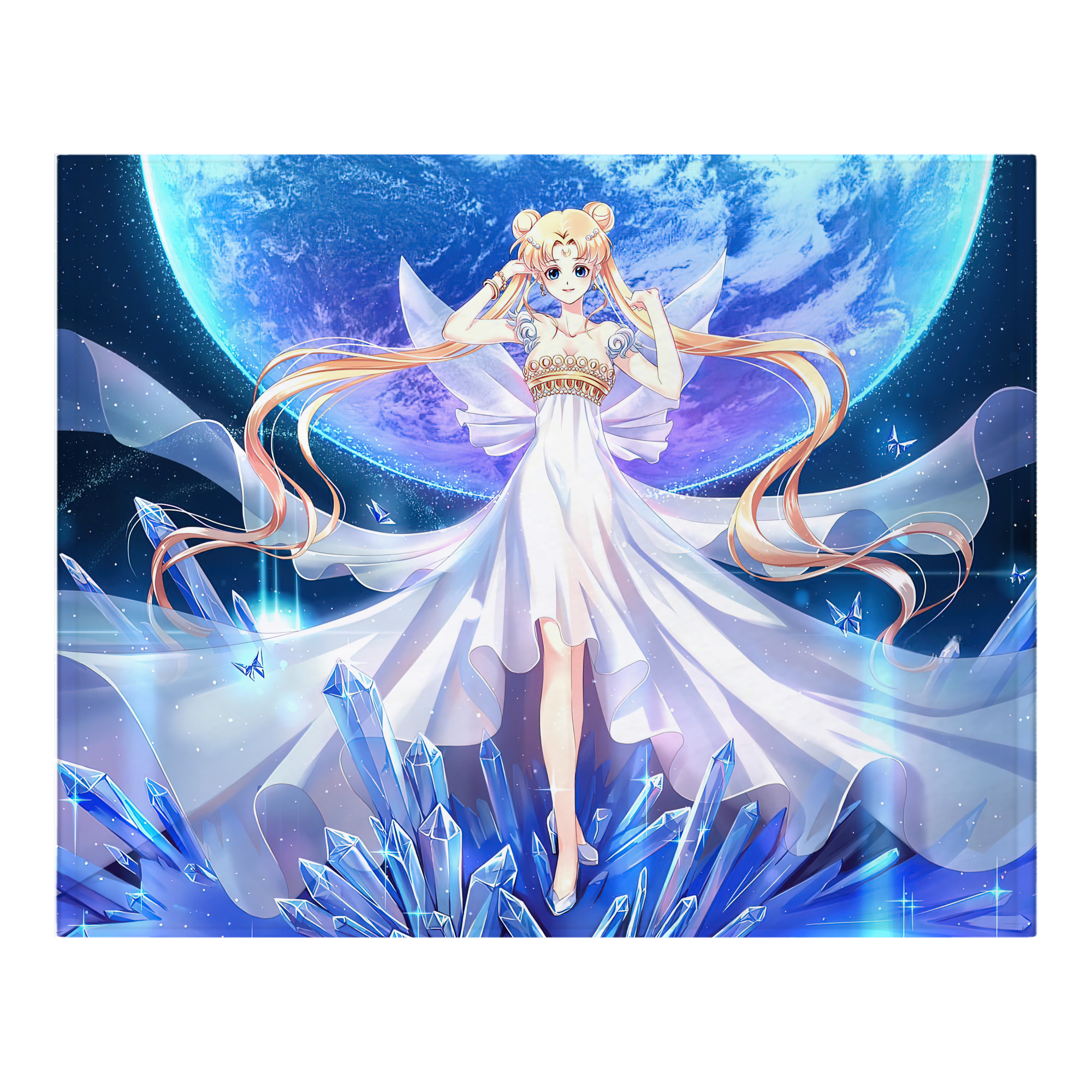 （画像用） 美少女戦士セーラームーン Sailor Moon フランネルブランケット・多サイズ対応（横型）