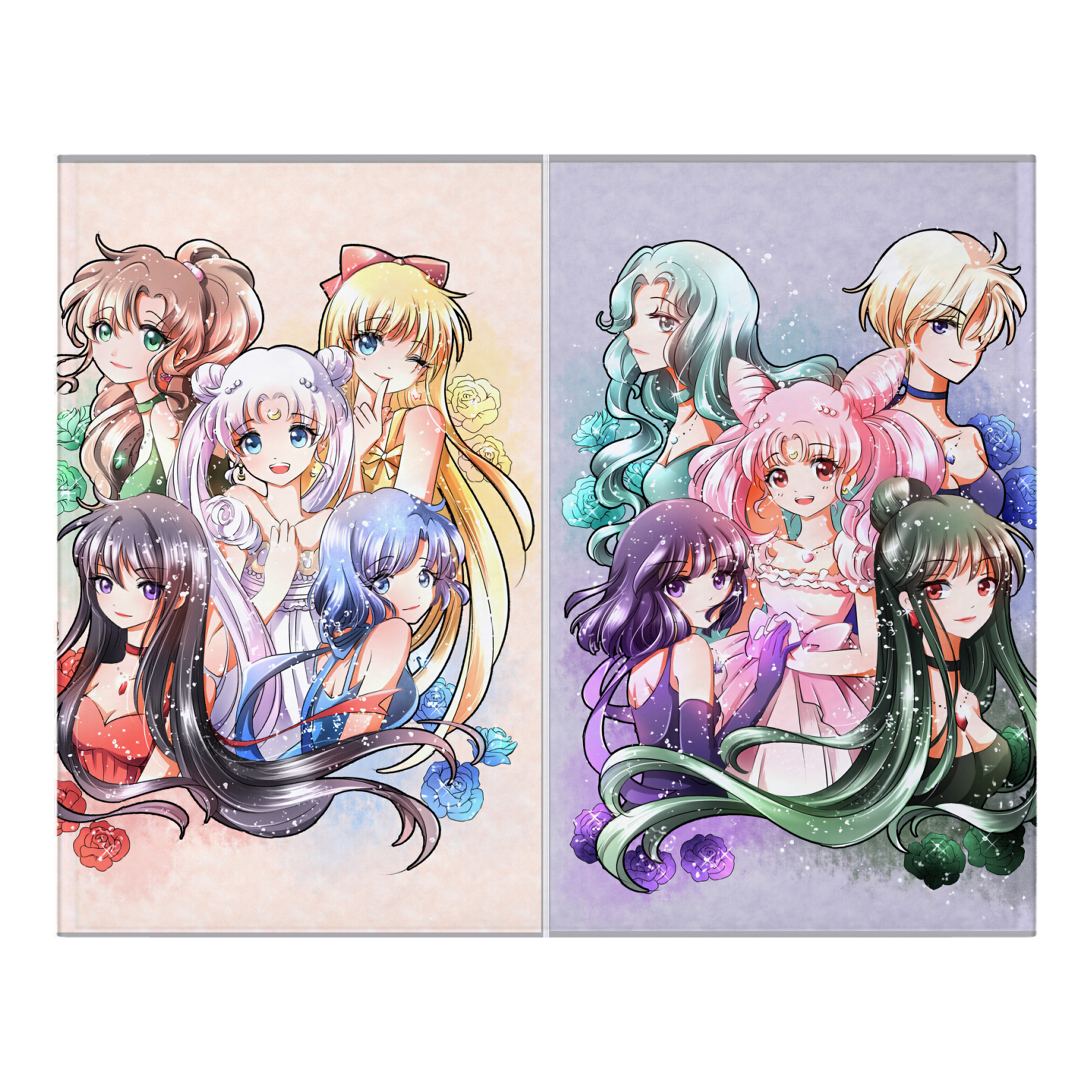 （画像用） 美少女戦士セーラームーン Sailor Moon フランネルブランケット・多サイズ対応（横型）
