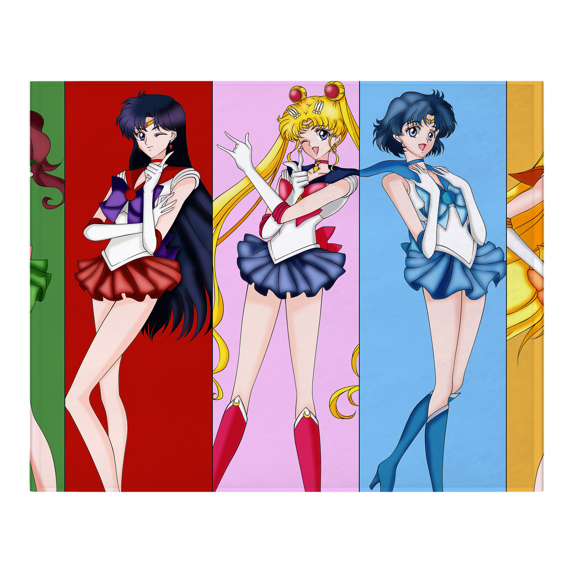 （画像用） 美少女戦士セーラームーン Sailor Moon フランネルブランケット・多サイズ対応（横型）