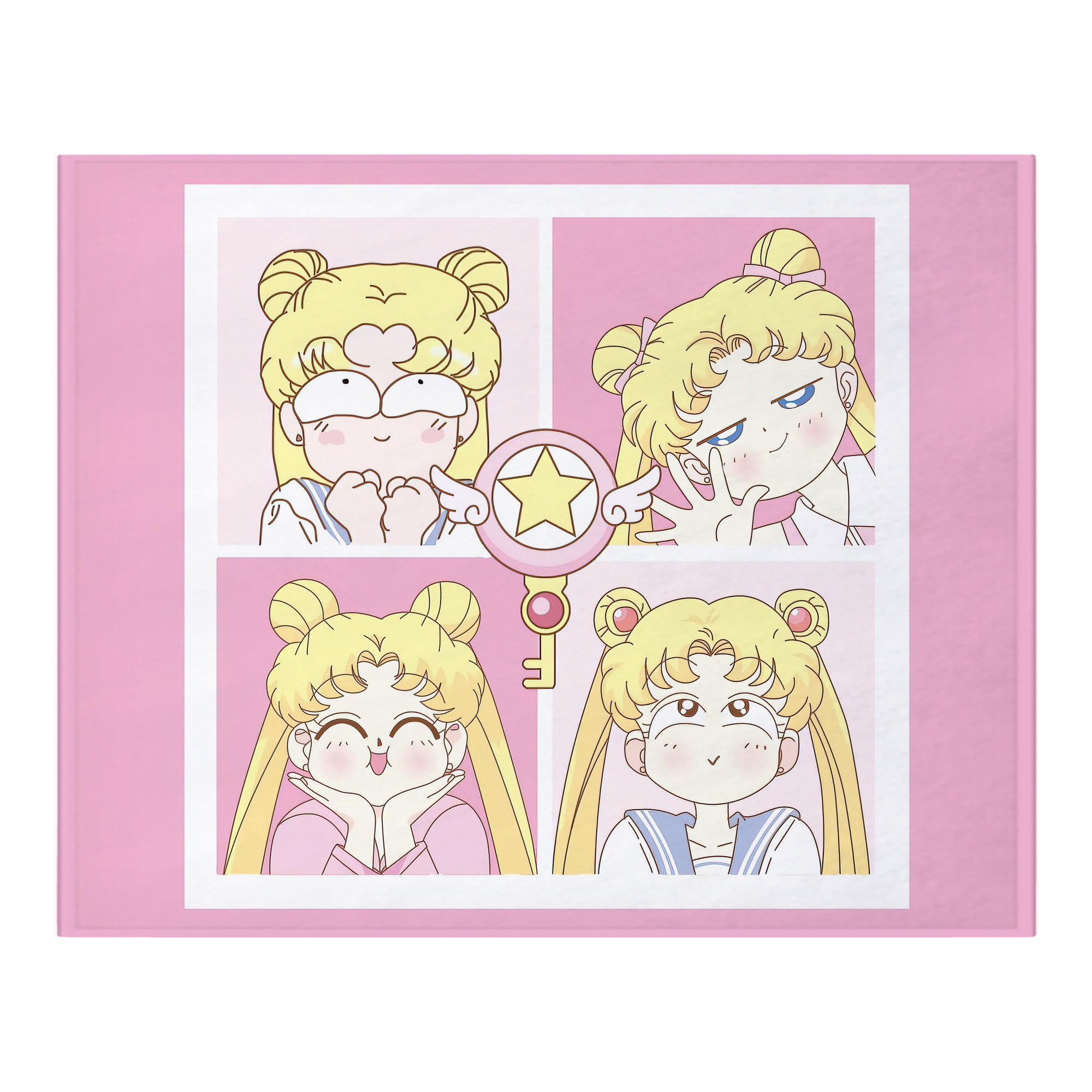 （画像用） 美少女戦士セーラームーン Sailor Moon フランネルブランケット・多サイズ対応（横型）