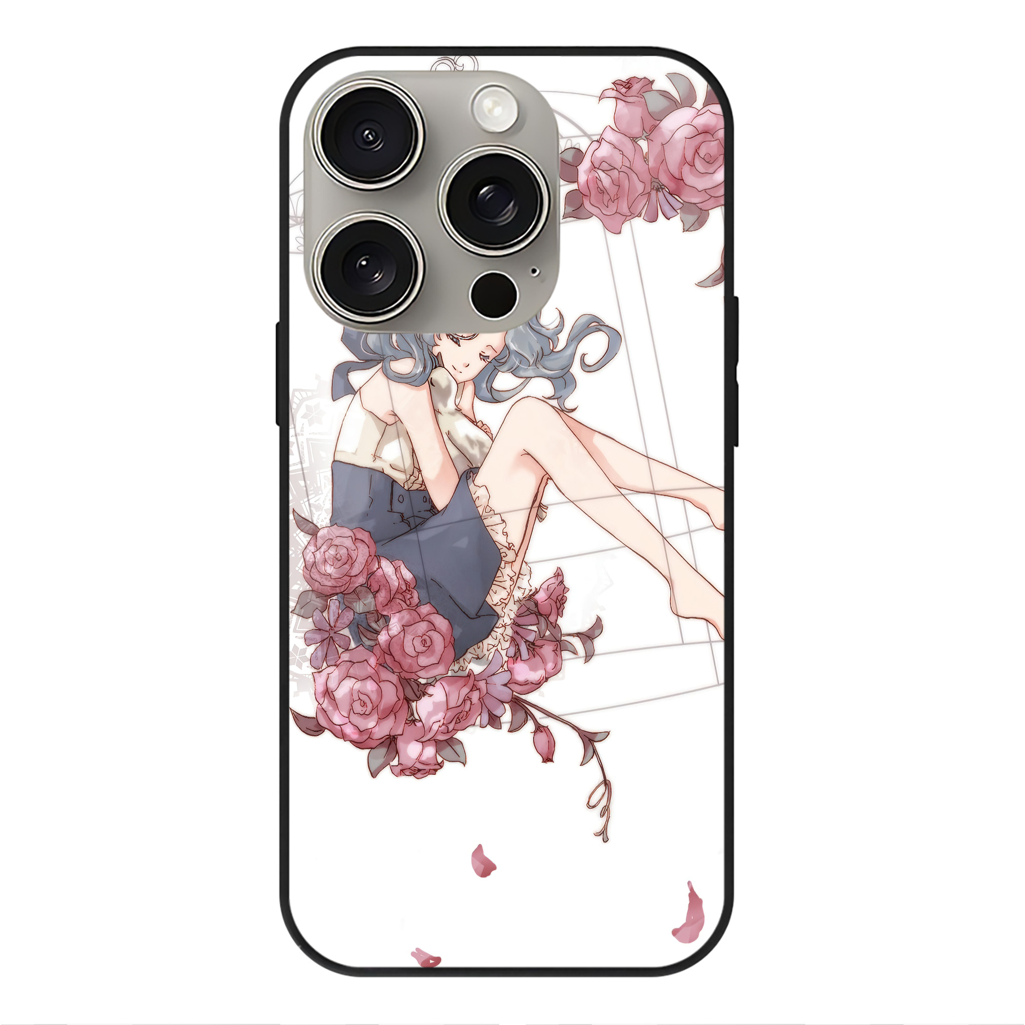 （画像用） 美少女戦士セーラームーン Sailor Moon 【iPhone15Pro対応】スマホケース 耐衝撃＆黄変防止 背面ガラス