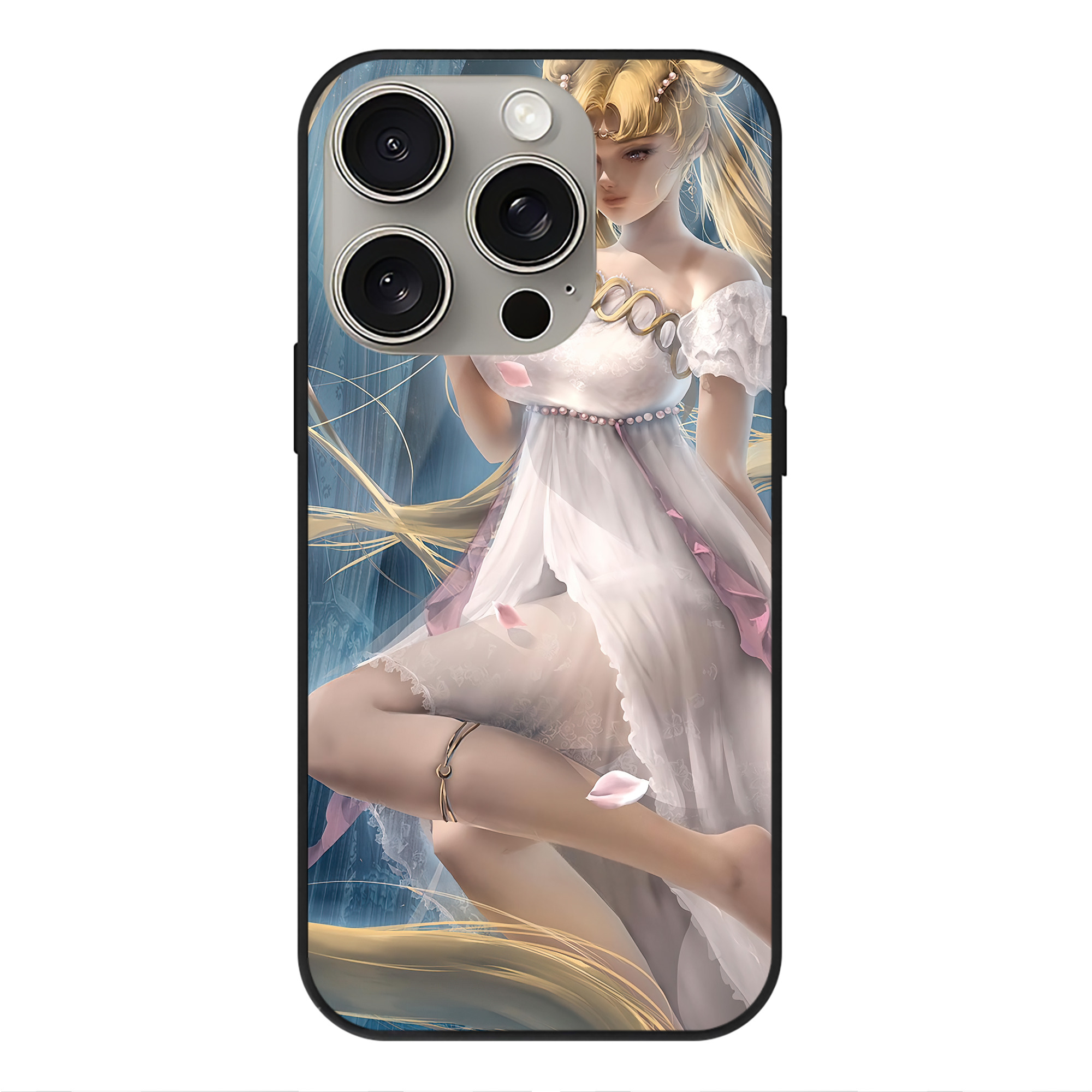 （画像用） 美少女戦士セーラームーン Sailor Moon 【iPhone15Pro対応】スマホケース 耐衝撃＆黄変防止 背面ガラス