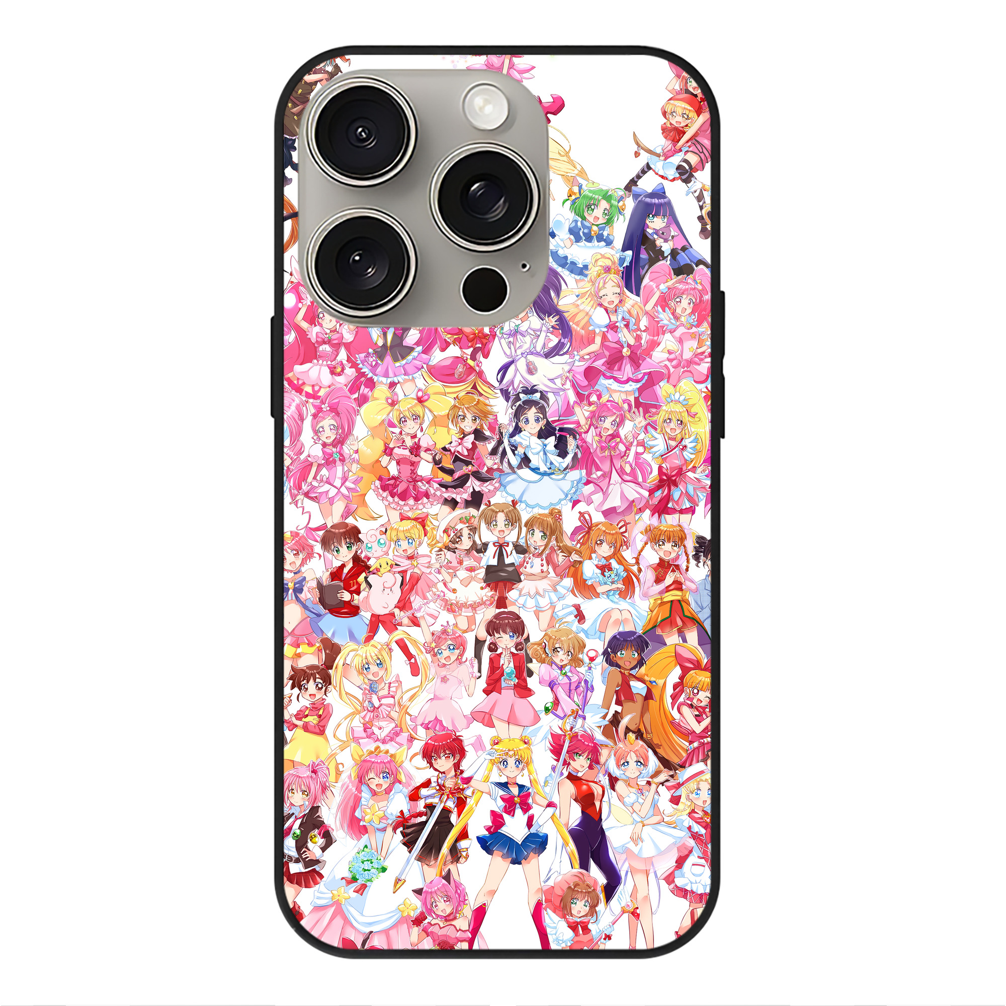 （画像用） 美少女戦士セーラームーン Sailor Moon 【iPhone15Pro対応】スマホケース 耐衝撃＆黄変防止 背面ガラス
