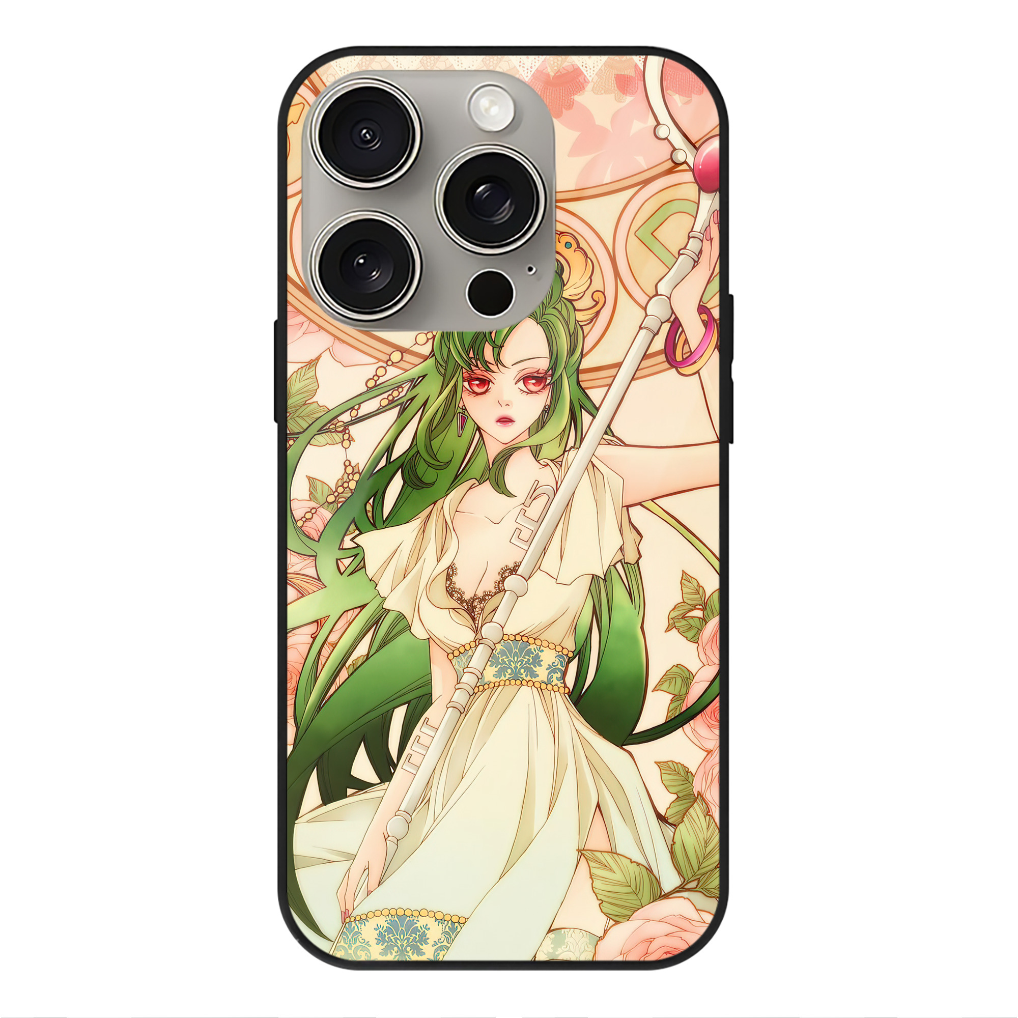 （画像用） 美少女戦士セーラームーン Sailor Moon 【iPhone15Pro対応】スマホケース 耐衝撃＆黄変防止 背面ガラス