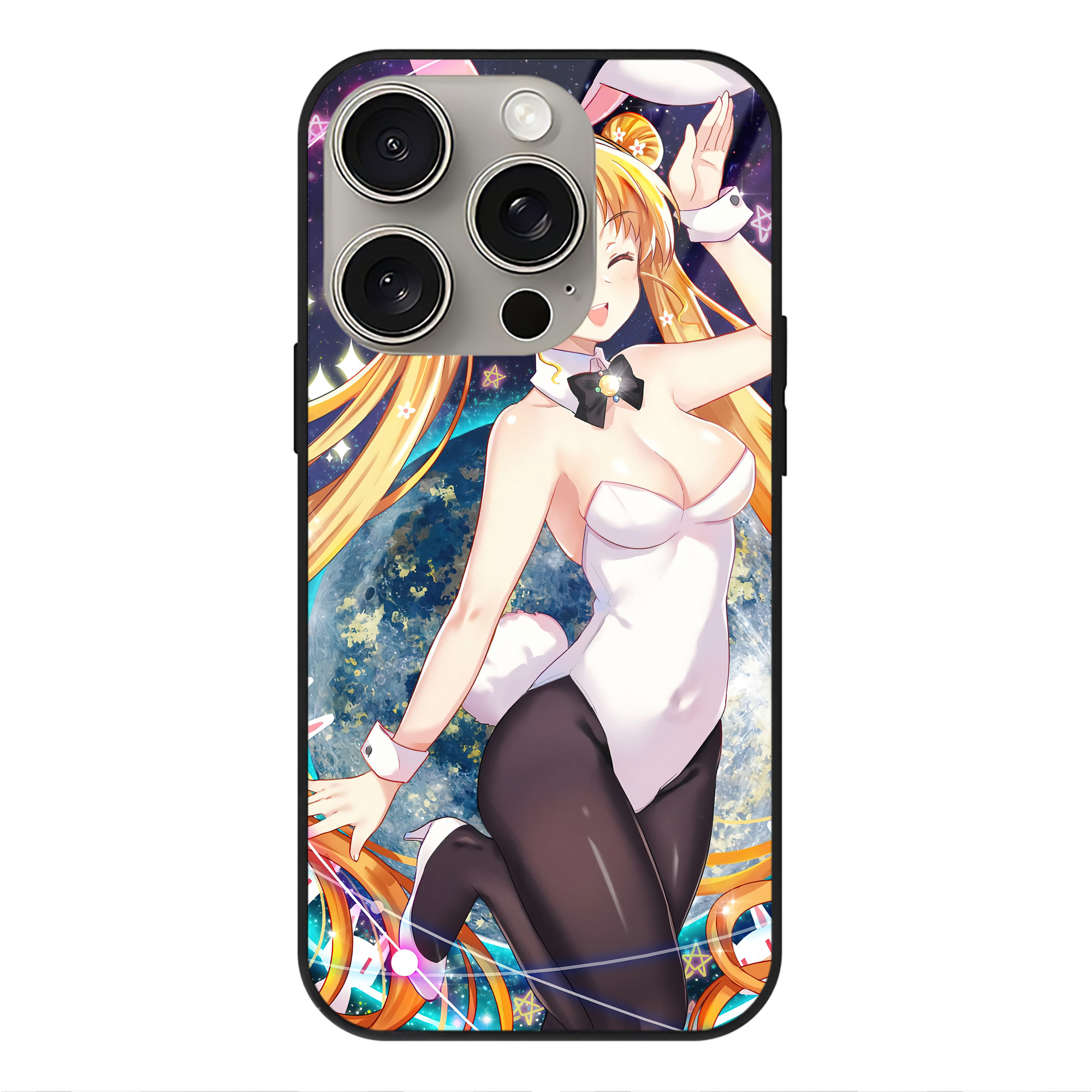 （画像用） 美少女戦士セーラームーン Sailor Moon 【iPhone15Pro対応】スマホケース 耐衝撃＆黄変防止 背面ガラス