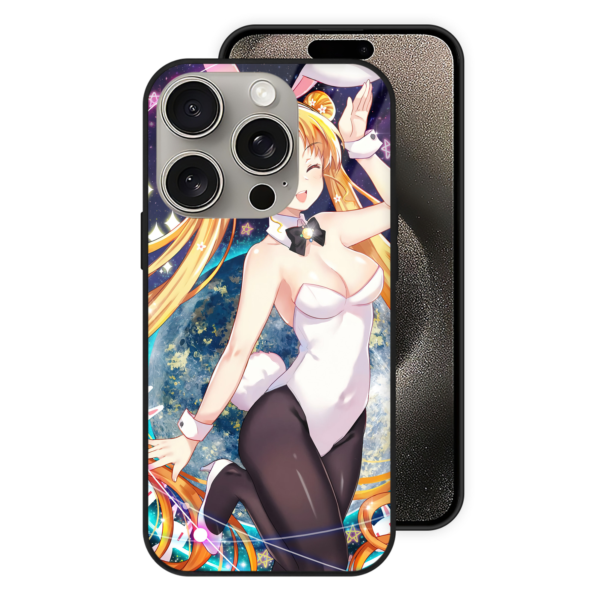（画像用） 美少女戦士セーラームーン Sailor Moon 【iPhone15Pro対応】スマホケース 耐衝撃＆黄変防止 背面ガラス