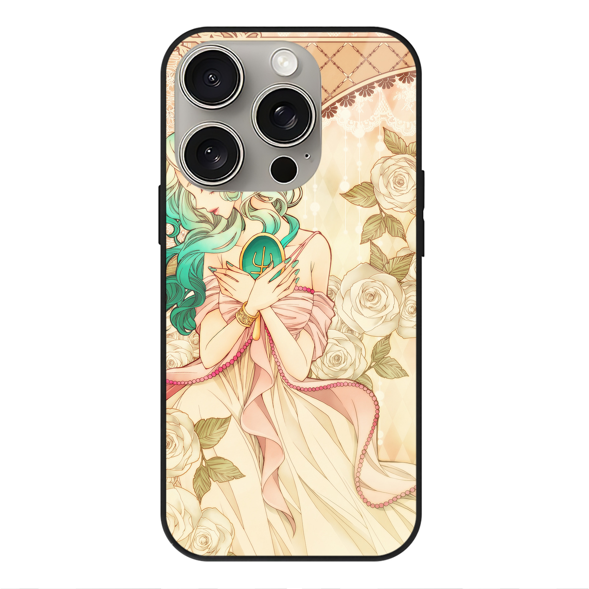 （画像用） 美少女戦士セーラームーン Sailor Moon 【iPhone15Pro対応】スマホケース 耐衝撃＆黄変防止 背面ガラス