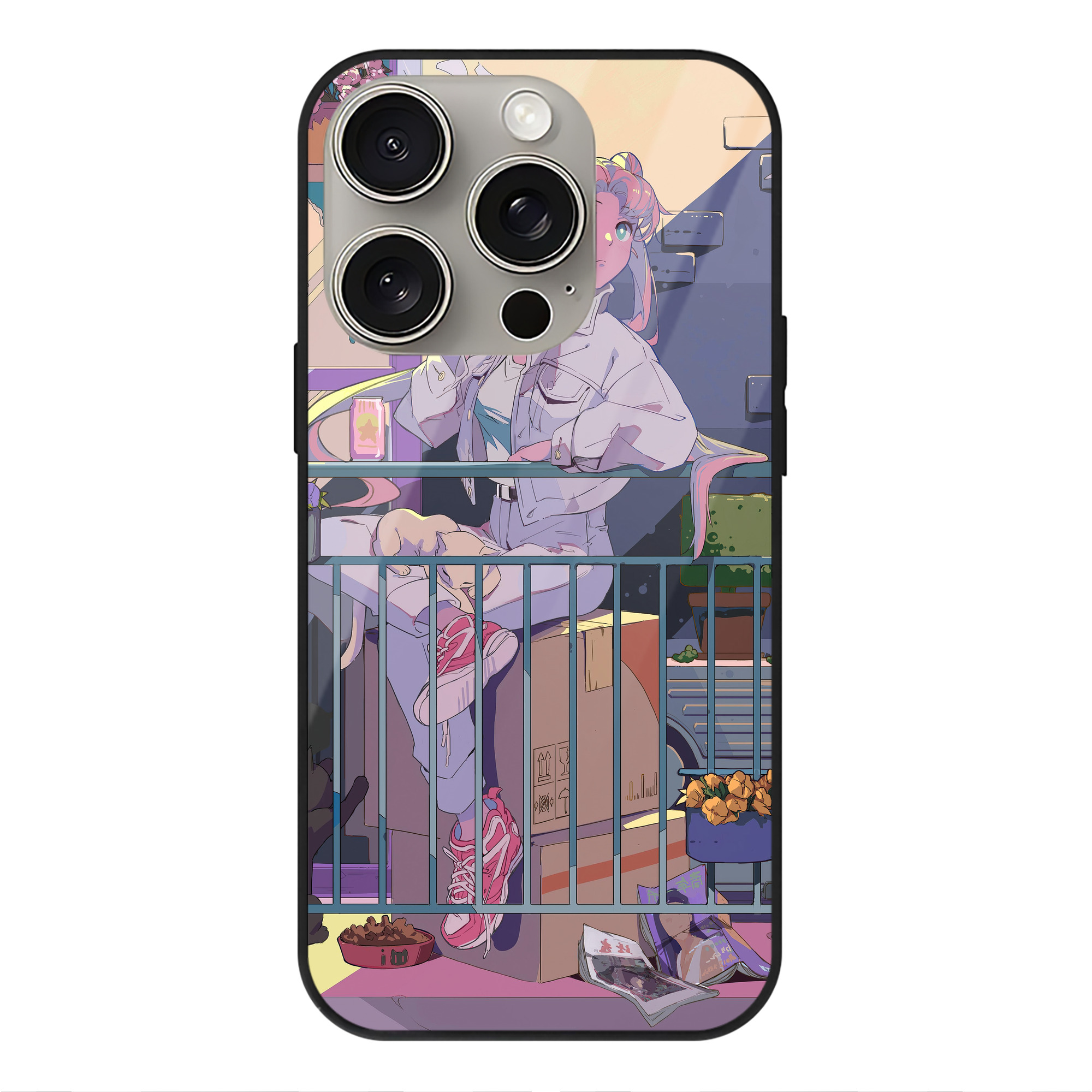 （画像用） 美少女戦士セーラームーン Sailor Moon 【iPhone15Pro対応】スマホケース 耐衝撃＆黄変防止 背面ガラス