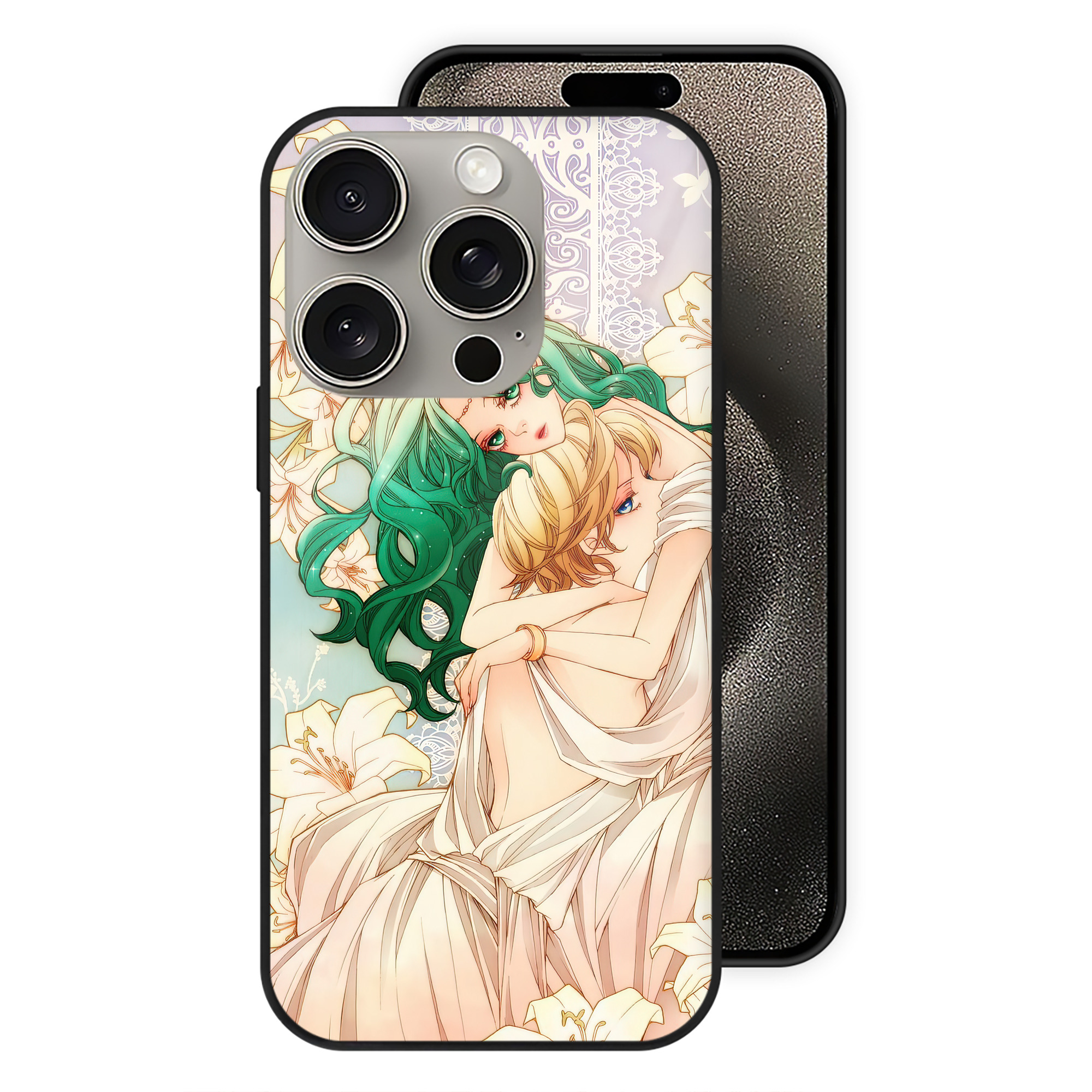 （画像用） 美少女戦士セーラームーン Sailor Moon 【iPhone15Pro対応】スマホケース 耐衝撃＆黄変防止 背面ガラス