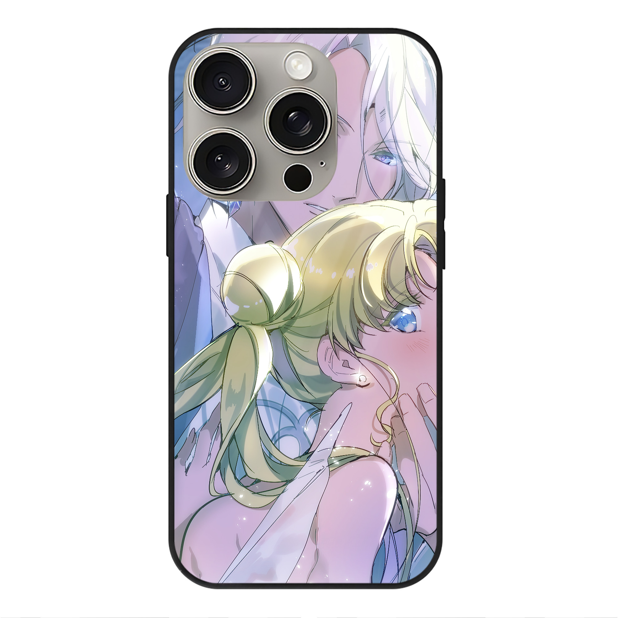 （画像用） 美少女戦士セーラームーン Sailor Moon 【iPhone15Pro対応】スマホケース 耐衝撃＆黄変防止 背面ガラス