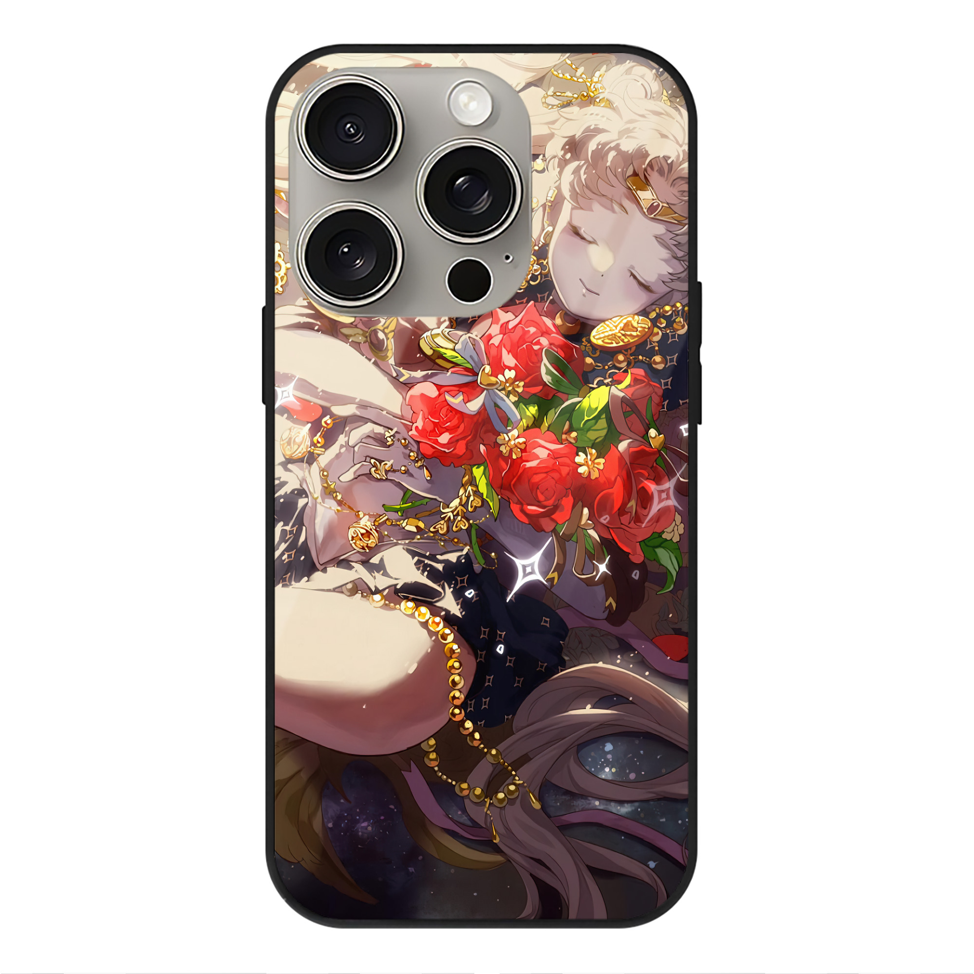 （画像用） 美少女戦士セーラームーン Sailor Moon 【iPhone15Pro対応】スマホケース 耐衝撃＆黄変防止 背面ガラス
