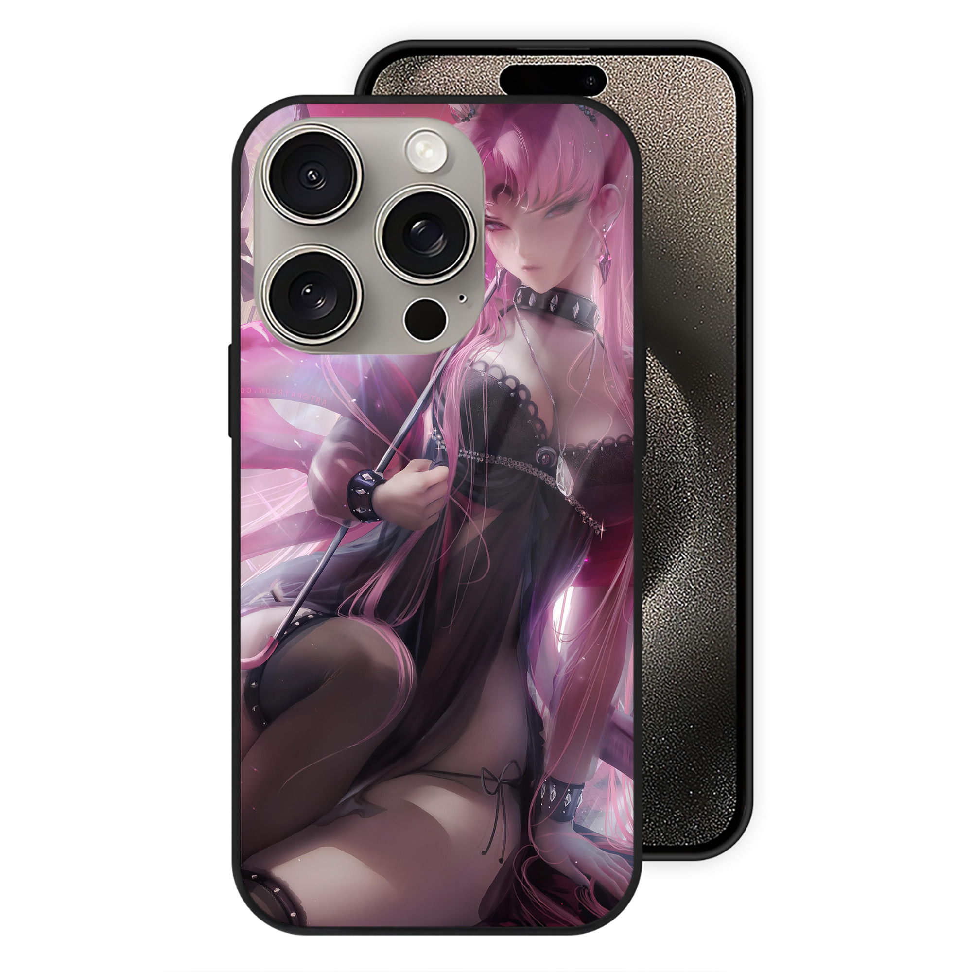 （画像用） 美少女戦士セーラームーン Sailor Moon 【iPhone15Pro対応】スマホケース 耐衝撃＆黄変防止 背面ガラス