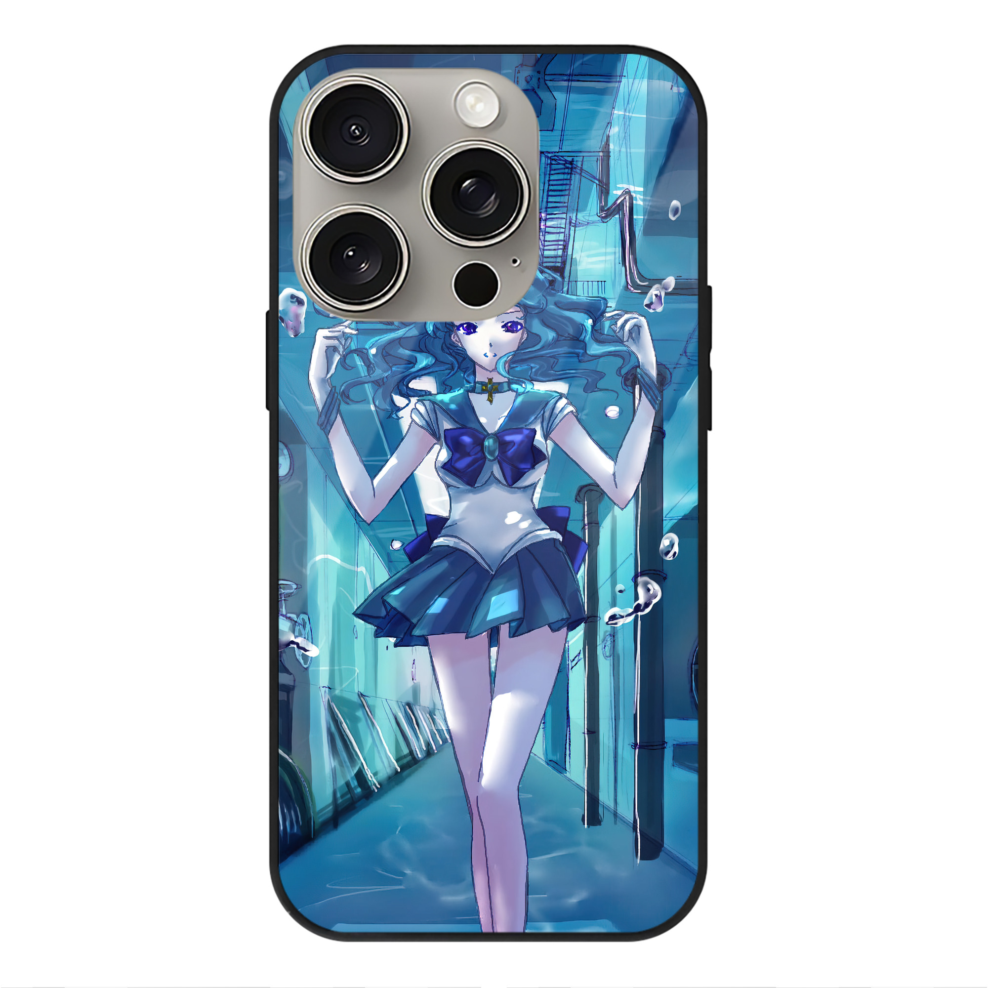 （画像用） 美少女戦士セーラームーン Sailor Moon 【iPhone15Pro対応】スマホケース 耐衝撃＆黄変防止 背面ガラス