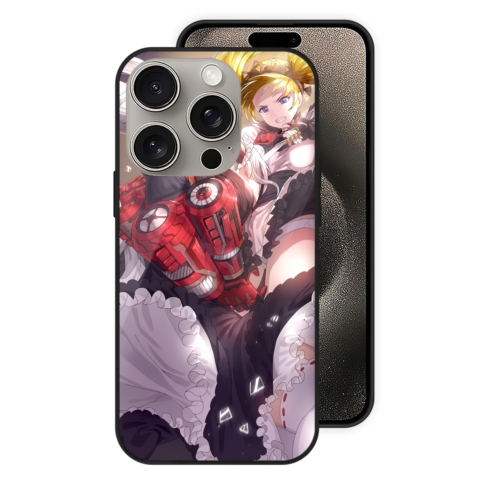 （画像用） 美少女戦士セーラームーン Sailor Moon 【iPhone15Pro対応】スマホケース 耐衝撃＆黄変防止 背面ガラス