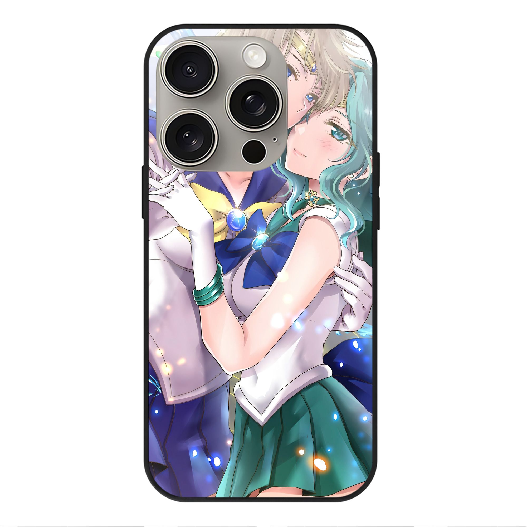 （画像用） 美少女戦士セーラームーン Sailor Moon 【iPhone15Pro対応】スマホケース 耐衝撃＆黄変防止 背面ガラス