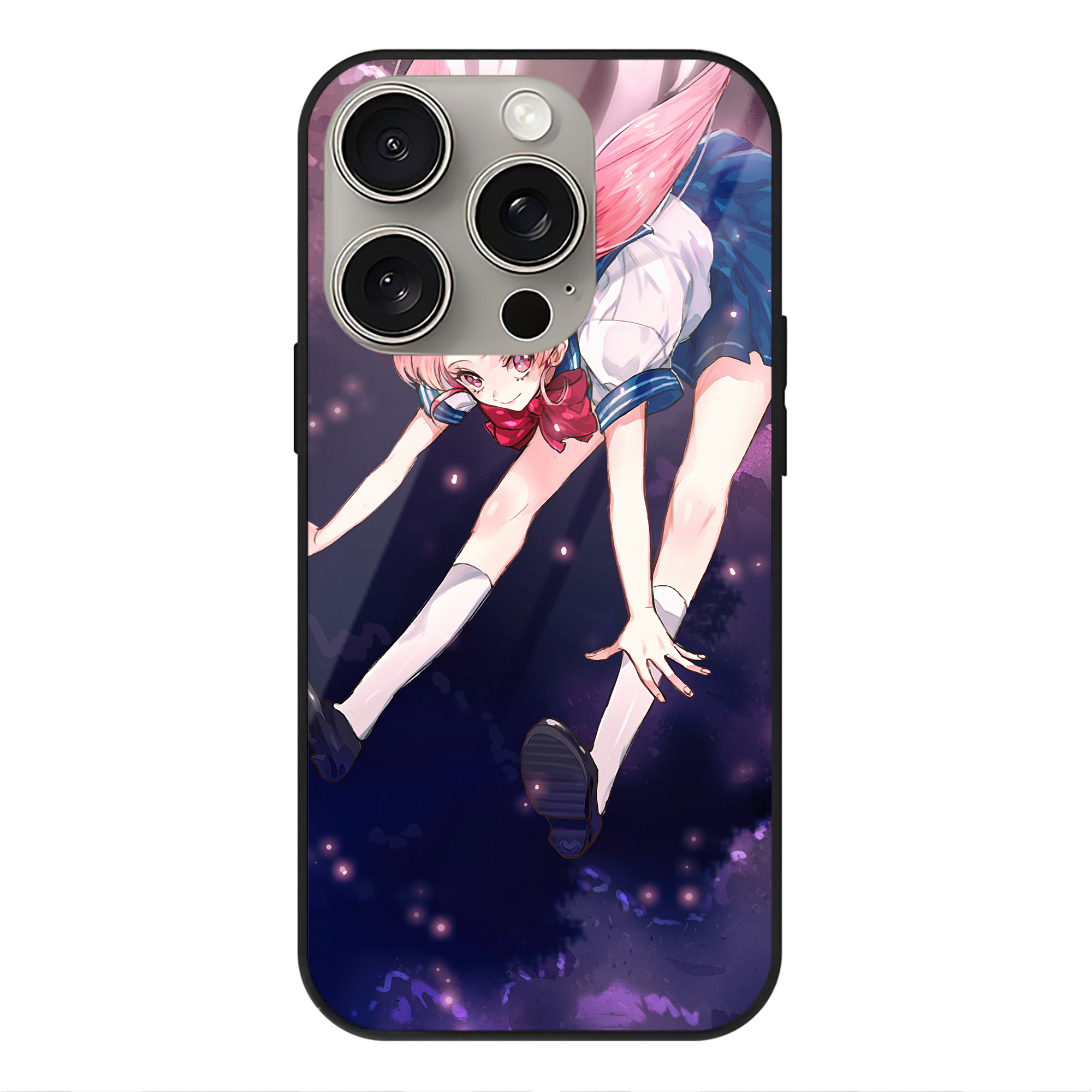 （画像用） 美少女戦士セーラームーン Sailor Moon 【iPhone15Pro対応】スマホケース 耐衝撃＆黄変防止 背面ガラス