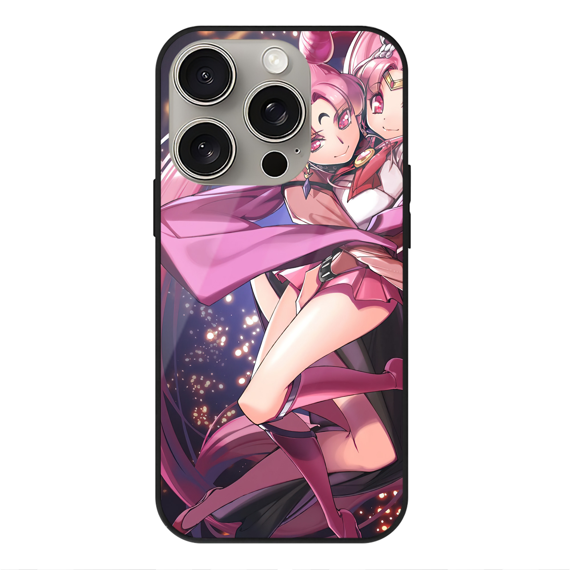 （画像用） 美少女戦士セーラームーン Sailor Moon 【iPhone15Pro対応】スマホケース 耐衝撃＆黄変防止 背面ガラス