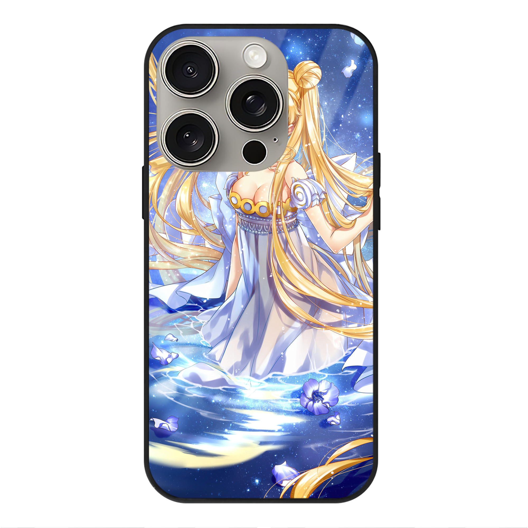 （画像用） 美少女戦士セーラームーン Sailor Moon 【iPhone15Pro対応】スマホケース 耐衝撃＆黄変防止 背面ガラス