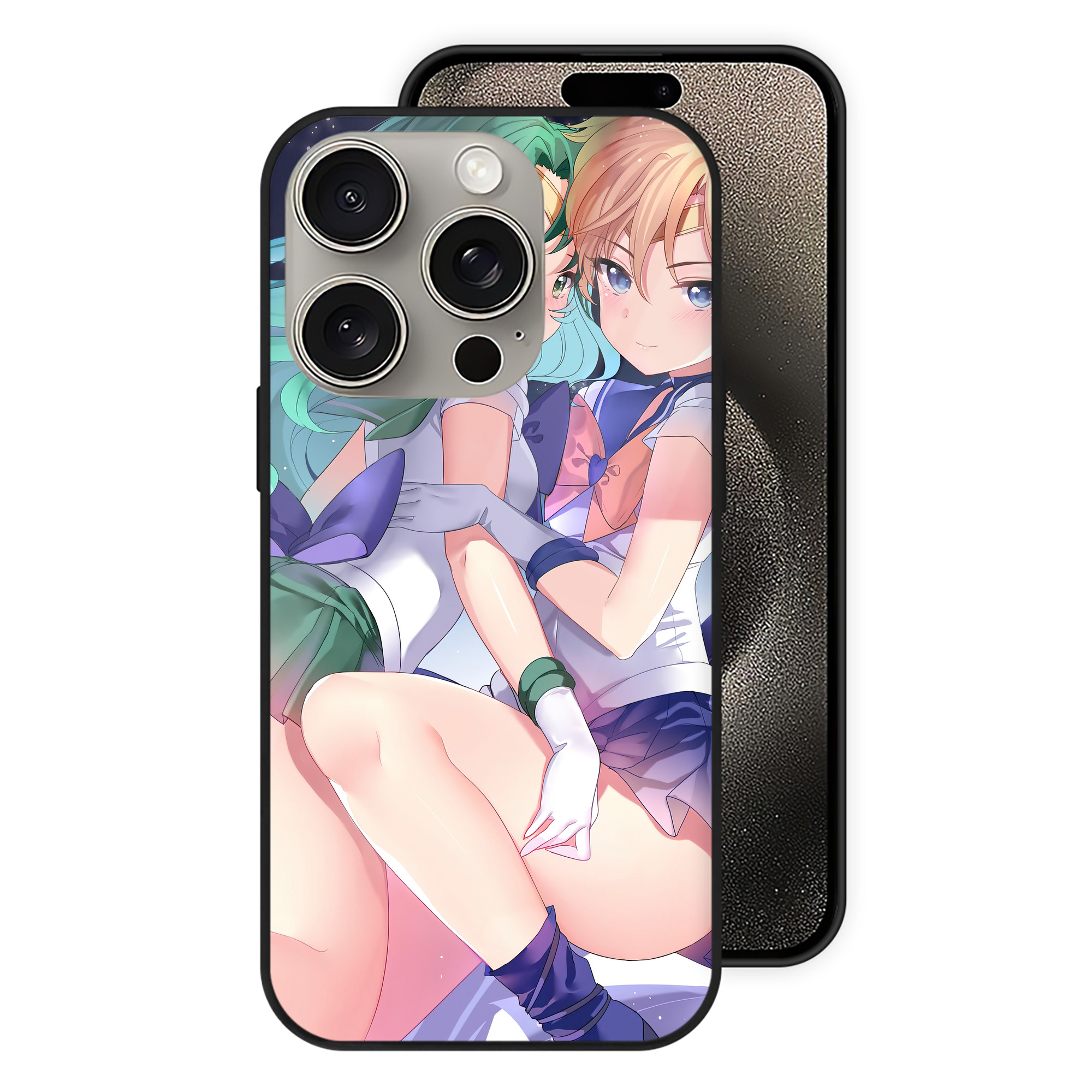 （画像用） 美少女戦士セーラームーン Sailor Moon 【iPhone15Pro対応】スマホケース 耐衝撃＆黄変防止 背面ガラス