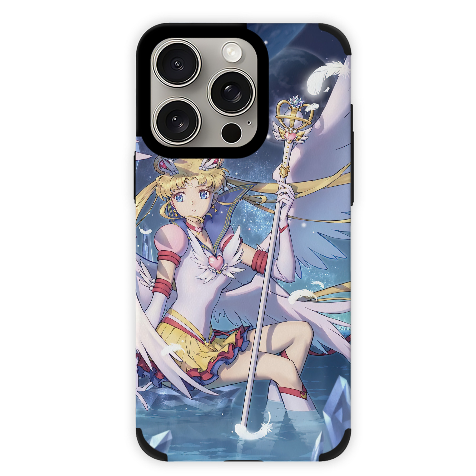 （画像用） 美少女戦士セーラームーン Sailor Moon 【iPhone15ProMax対応】 PUレザー スマホケース 耐衝撃＆黄変防止