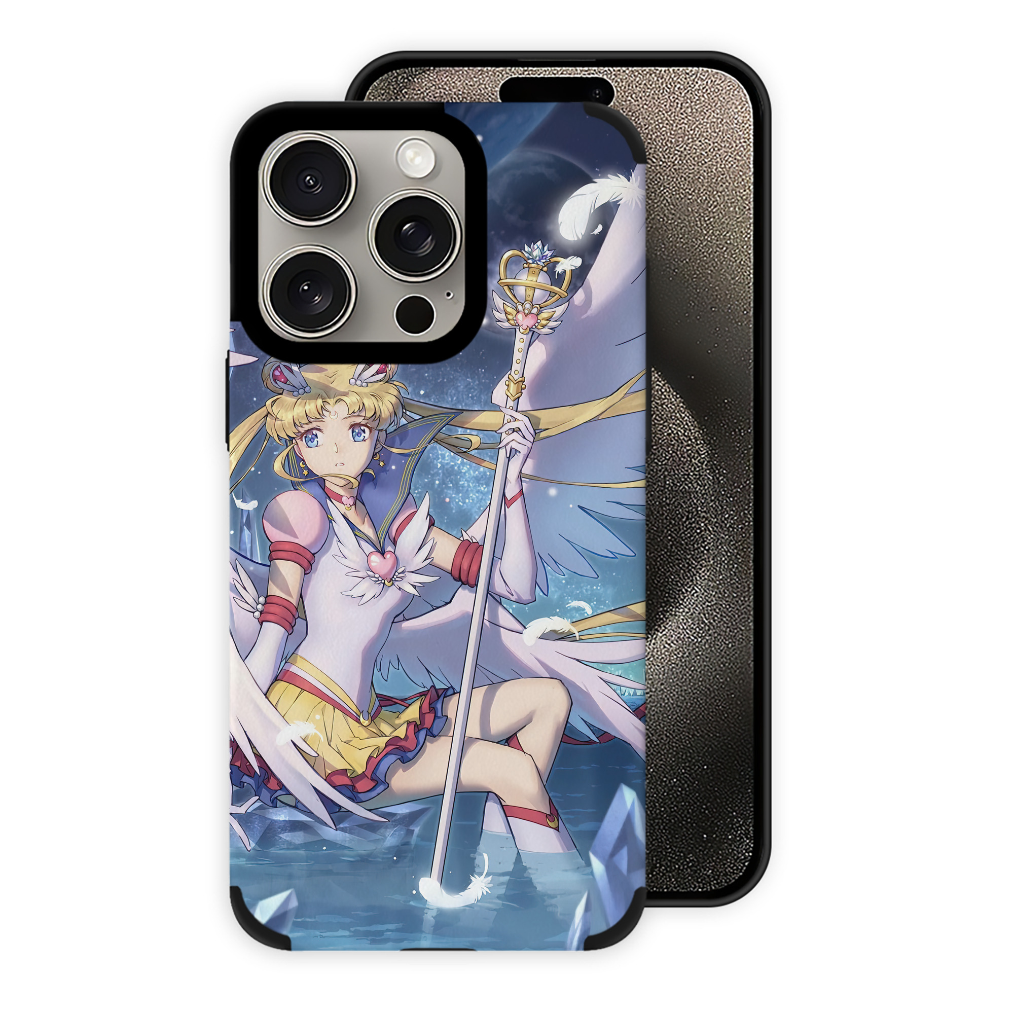 （画像用） 美少女戦士セーラームーン Sailor Moon 【iPhone15ProMax対応】 PUレザー スマホケース 耐衝撃＆黄変防止