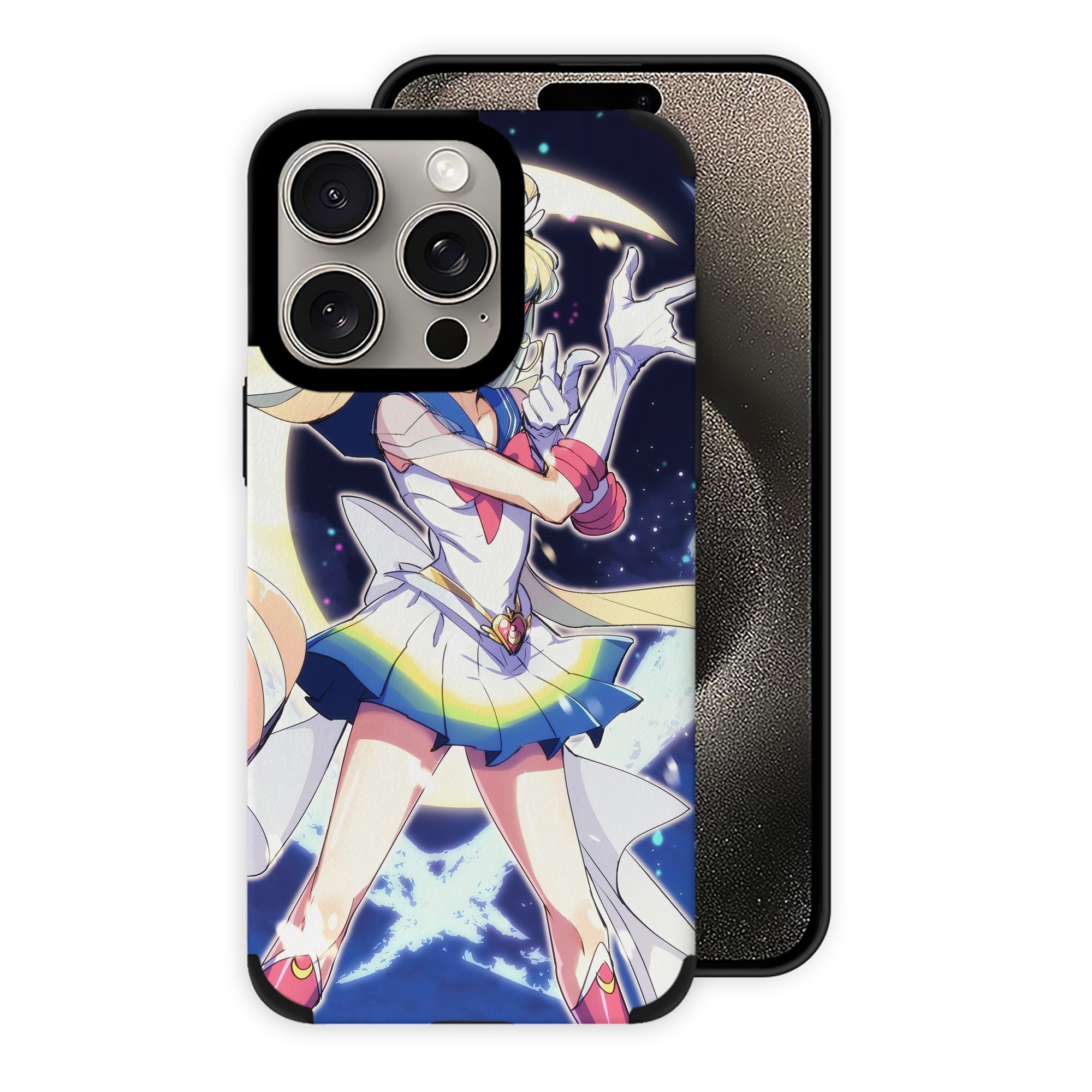 （画像用） 美少女戦士セーラームーン Sailor Moon 【iPhone15ProMax対応】 PUレザー スマホケース 耐衝撃＆黄変防止