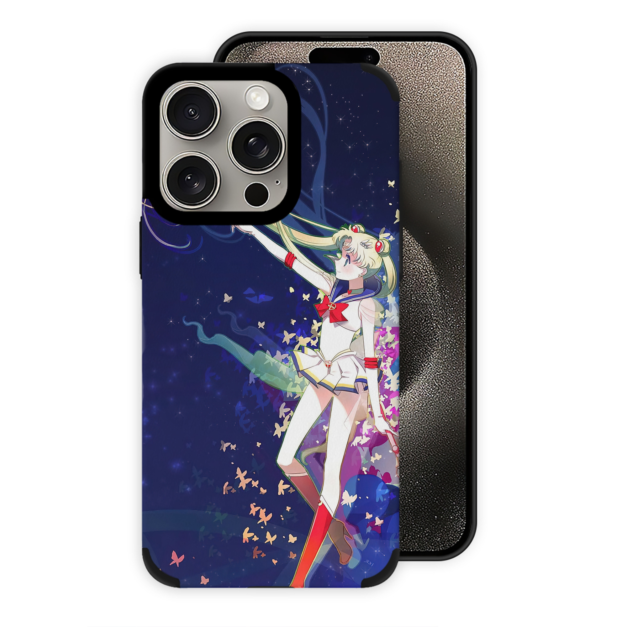 （画像用） 美少女戦士セーラームーン Sailor Moon 【iPhone15ProMax対応】 PUレザー スマホケース 耐衝撃＆黄変防止