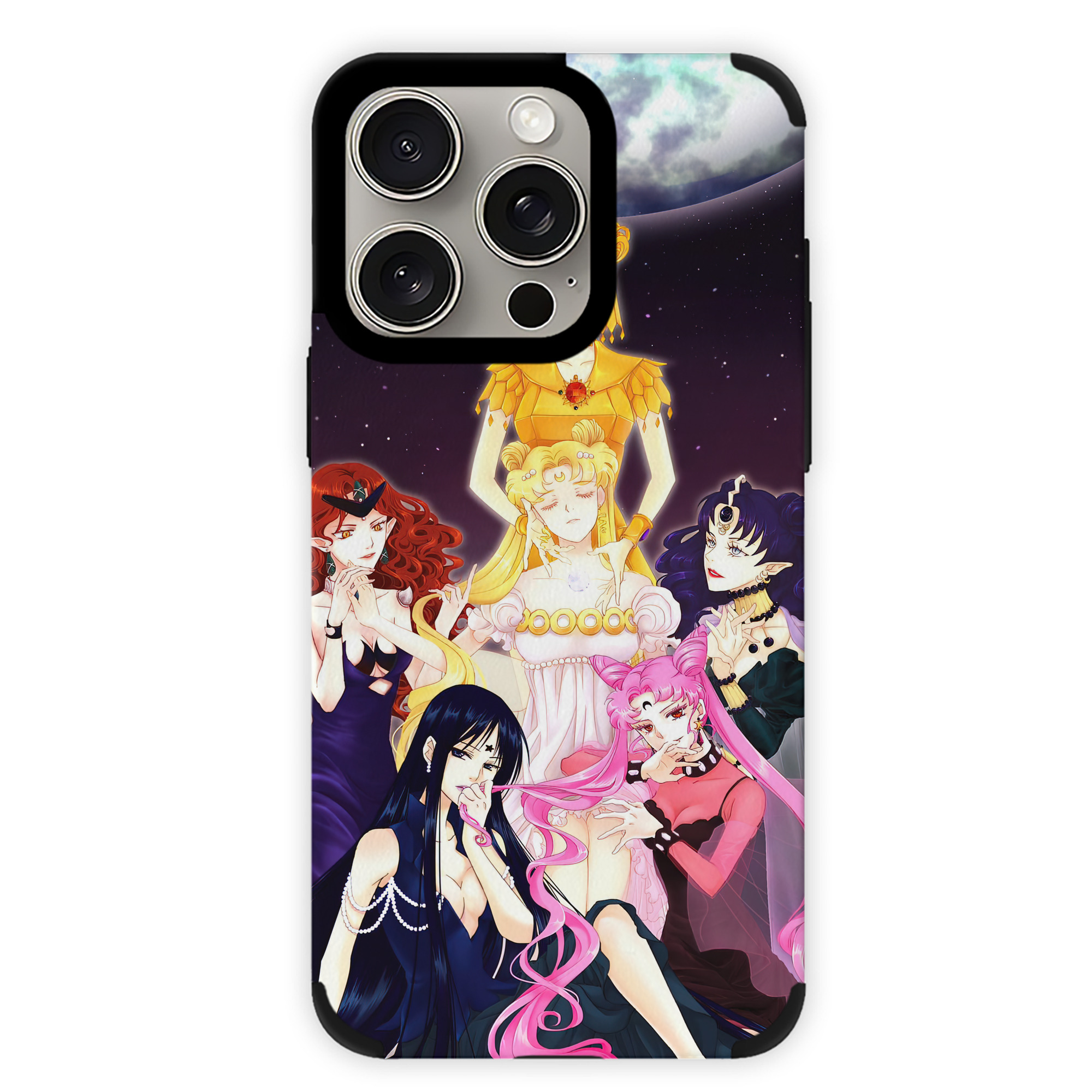 （画像用） 美少女戦士セーラームーン Sailor Moon 【iPhone15ProMax対応】 PUレザー スマホケース 耐衝撃＆黄変防止