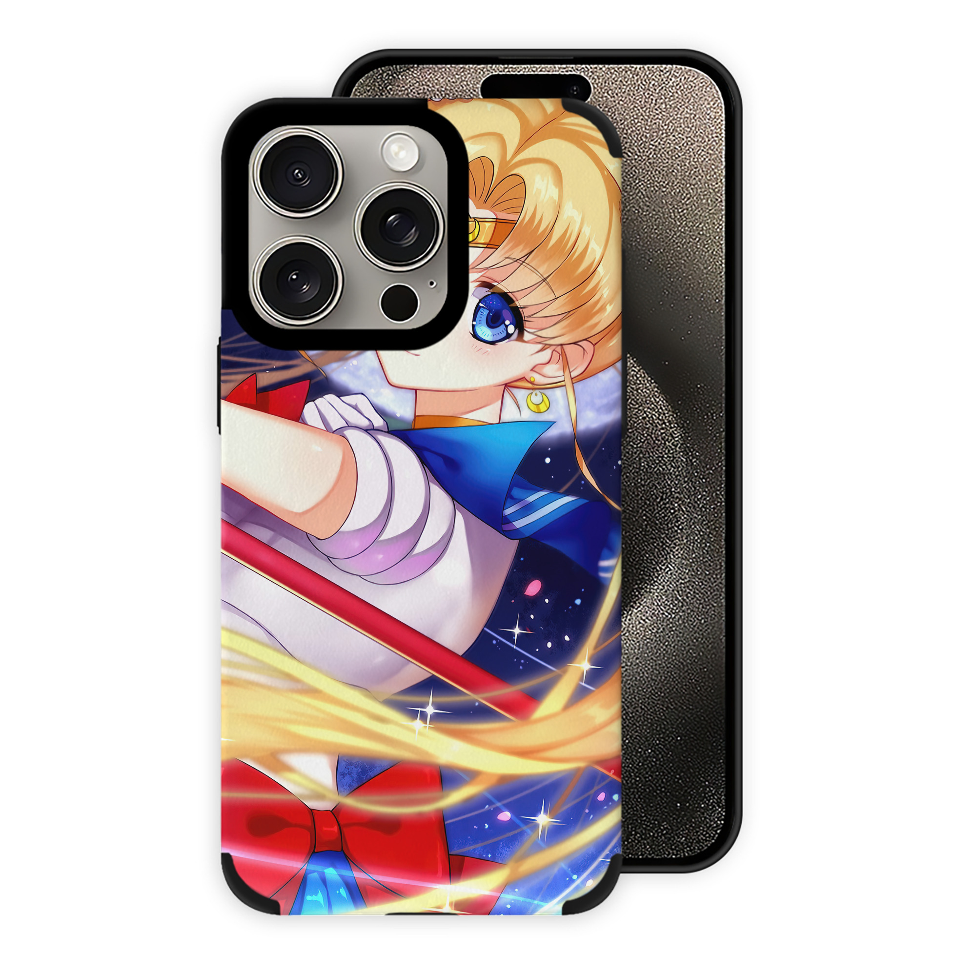（画像用） 美少女戦士セーラームーン Sailor Moon 【iPhone15ProMax対応】 PUレザー スマホケース 耐衝撃＆黄変防止
