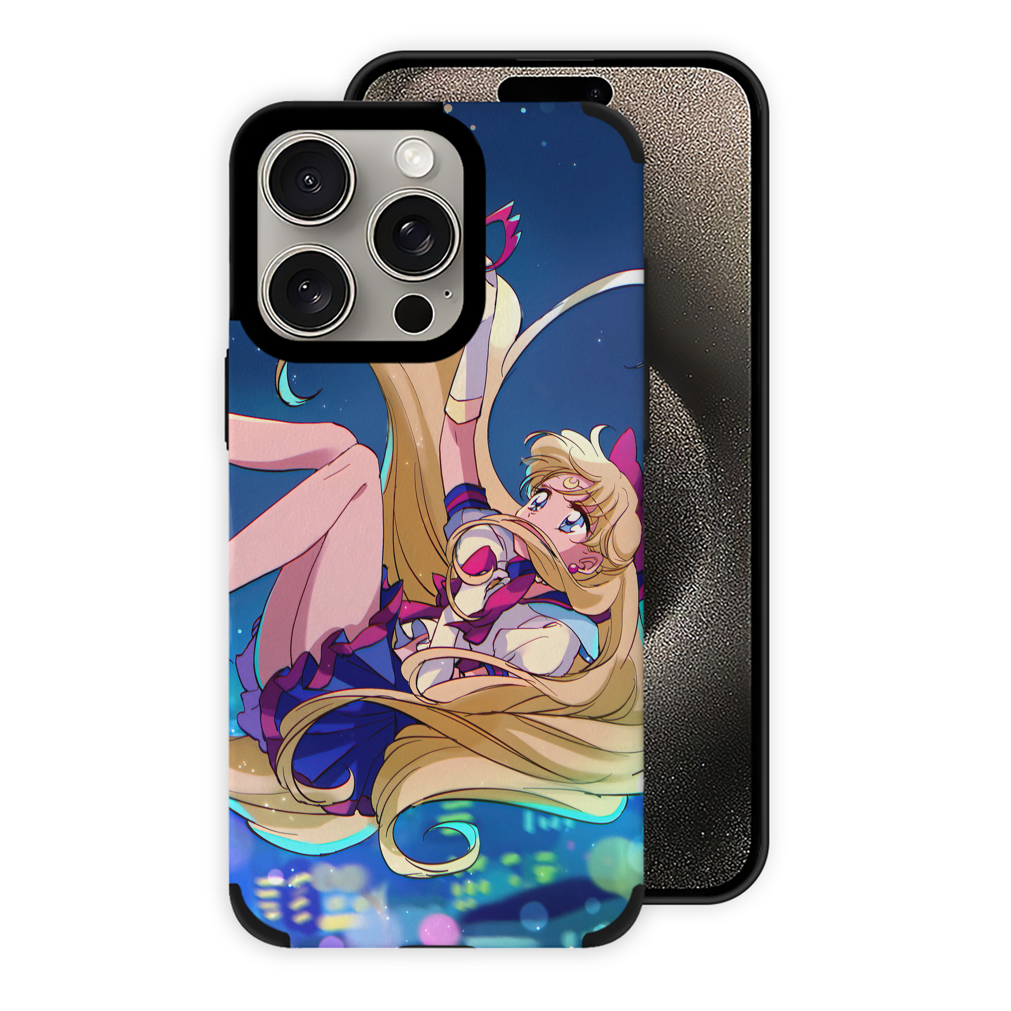 （画像用） 美少女戦士セーラームーン Sailor Moon 【iPhone15ProMax対応】 PUレザー スマホケース 耐衝撃＆黄変防止